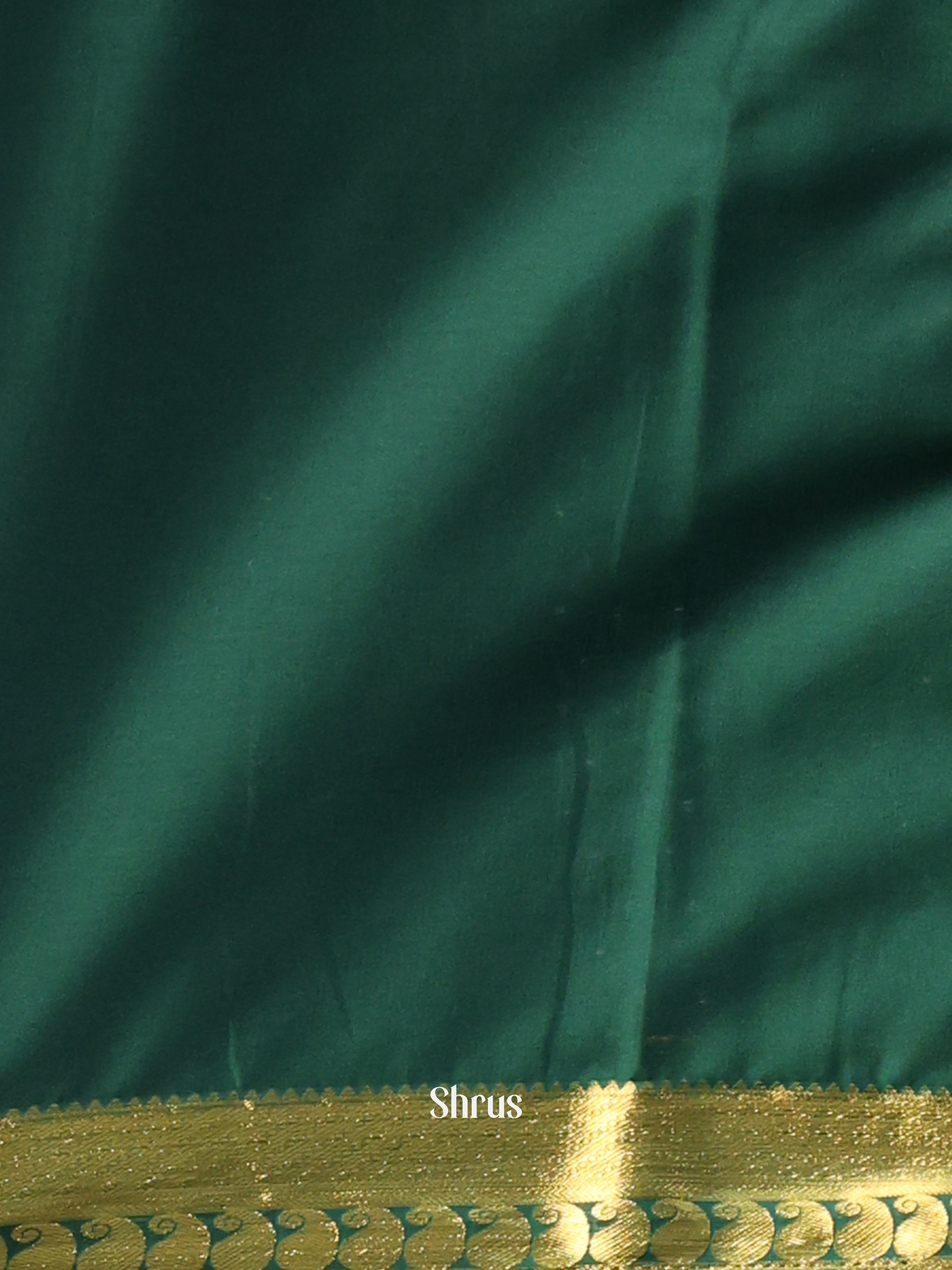CJS02542 - Semi Mysoresilk Saree - Shop on Shrus.com