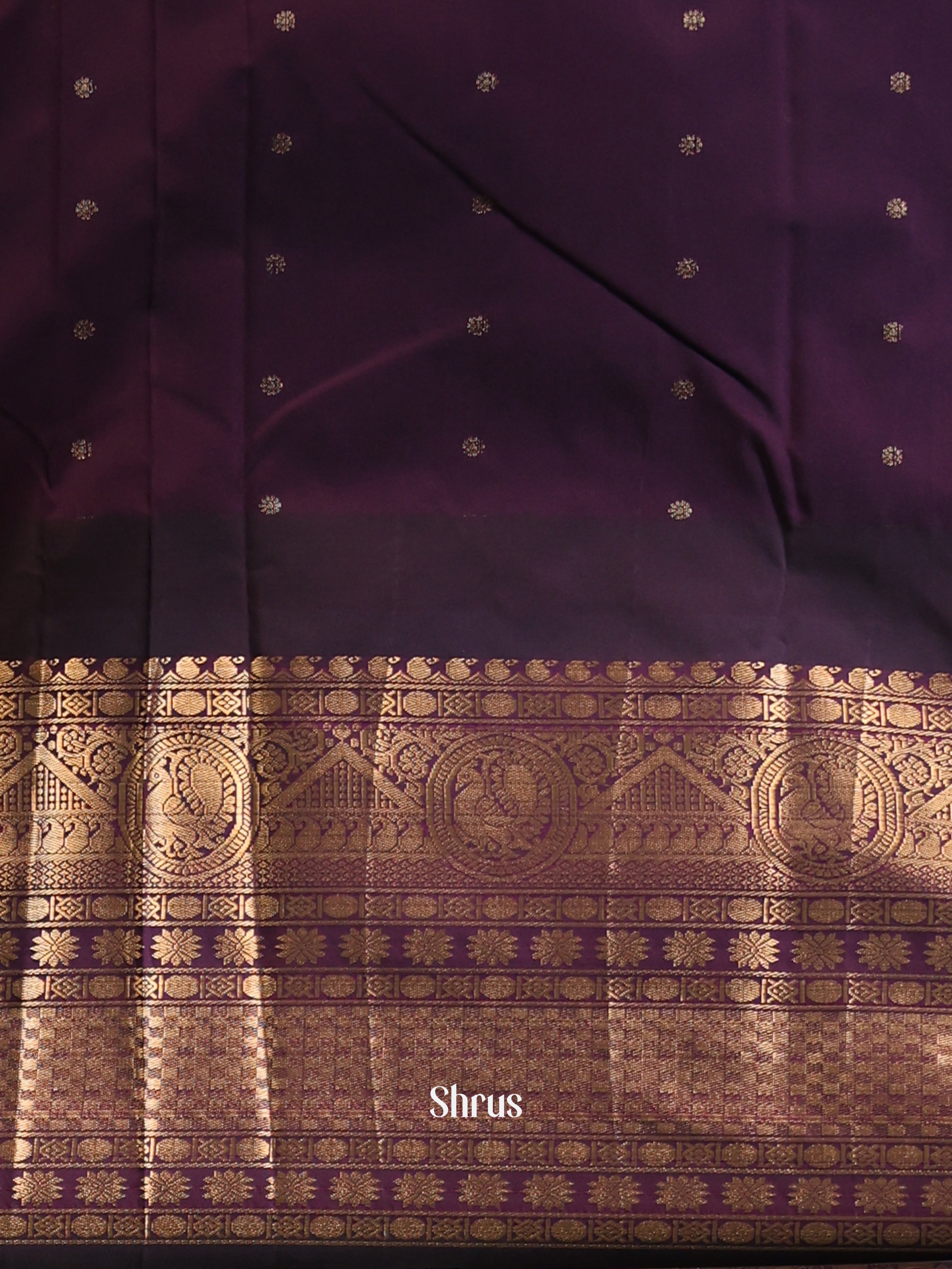CJS02581 - Gadwal halfpure Saree - Shop on Shrus.com