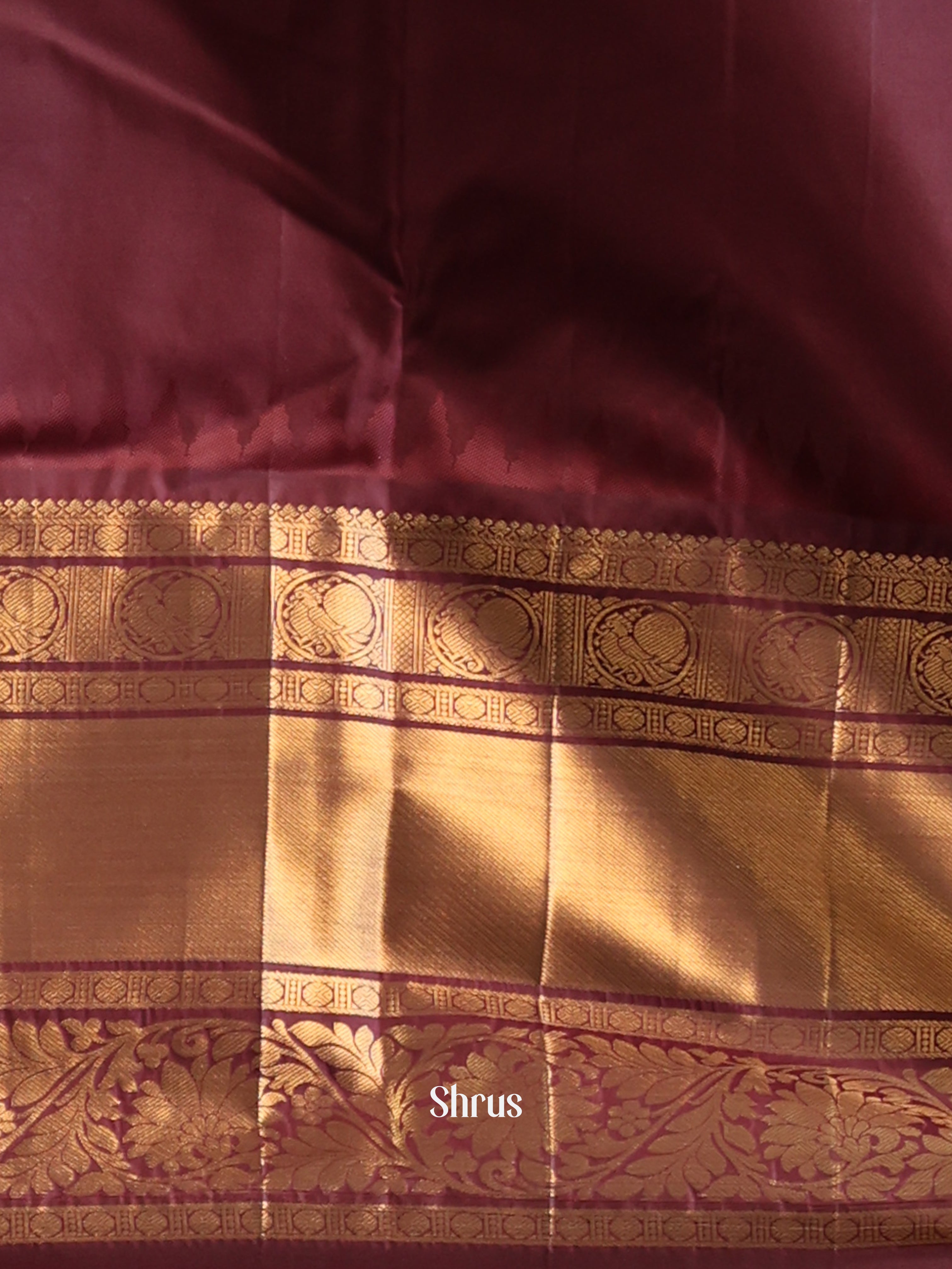 CJS02612 - Gadwal halfpure Saree - Shop on Shrus.com