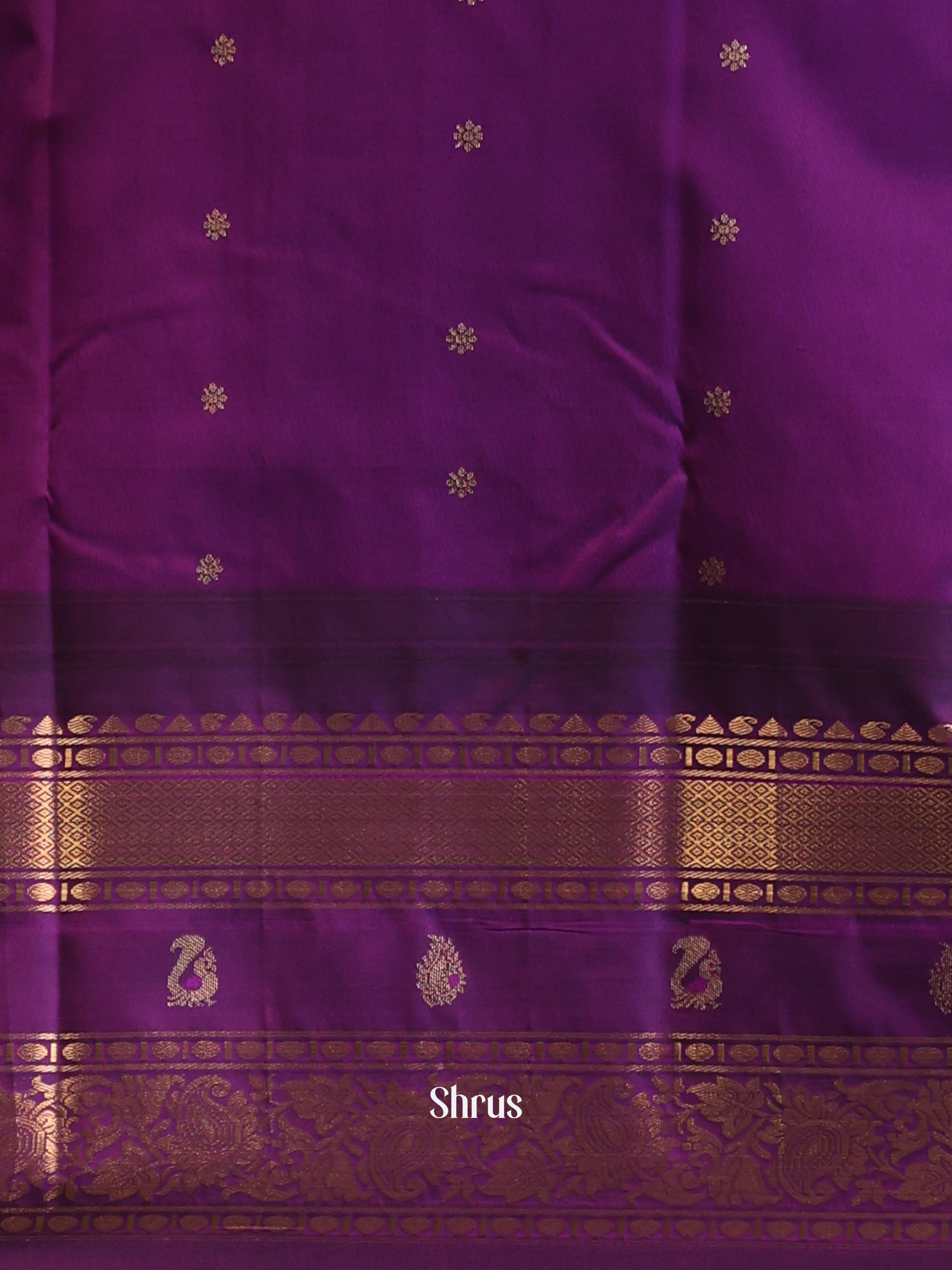 CJS02628 - Gadwal halfpure Saree - Shop on Shrus.com