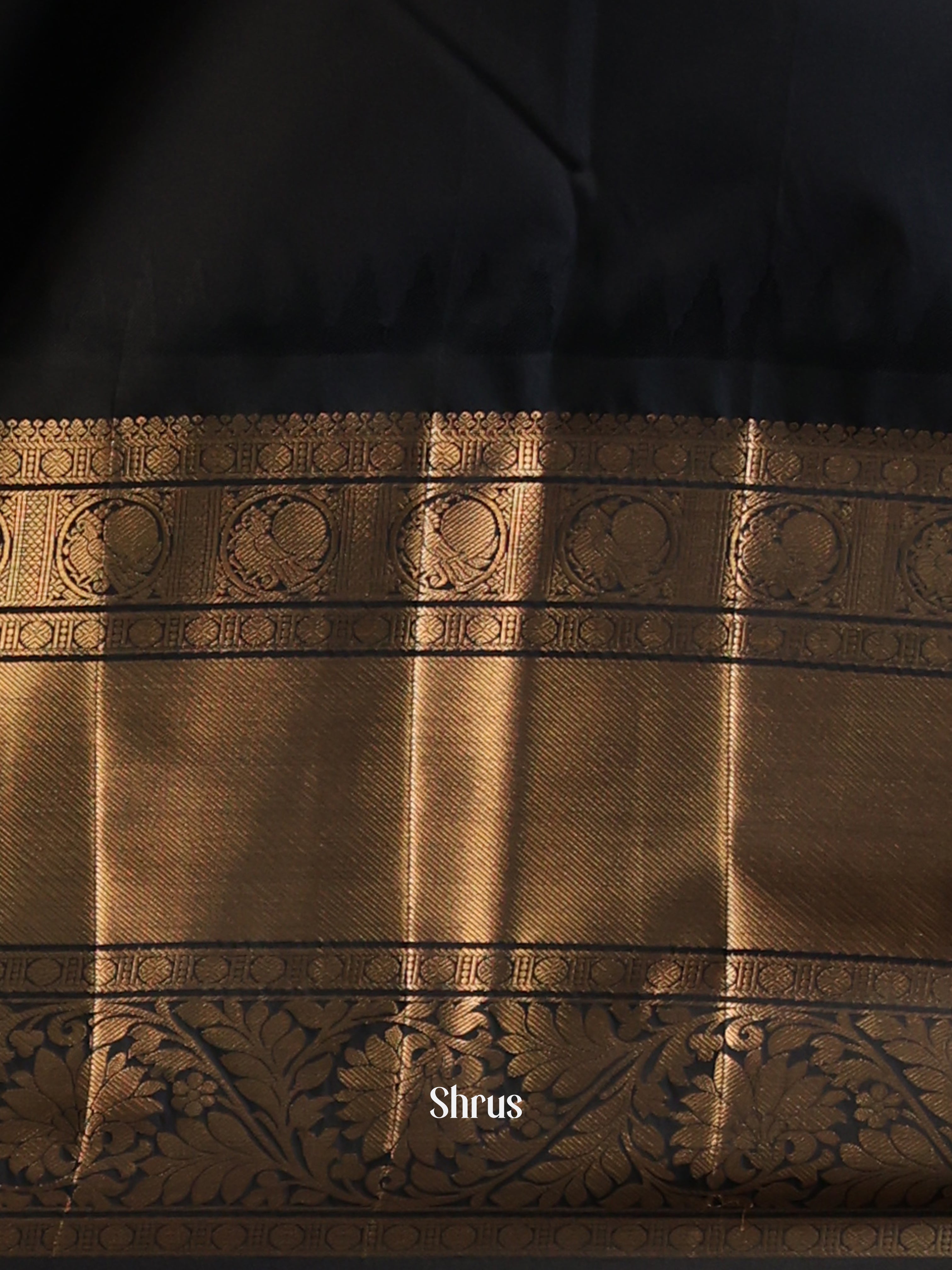 Blue - Gadwal halfpure Saree - Shop on Shrus.com