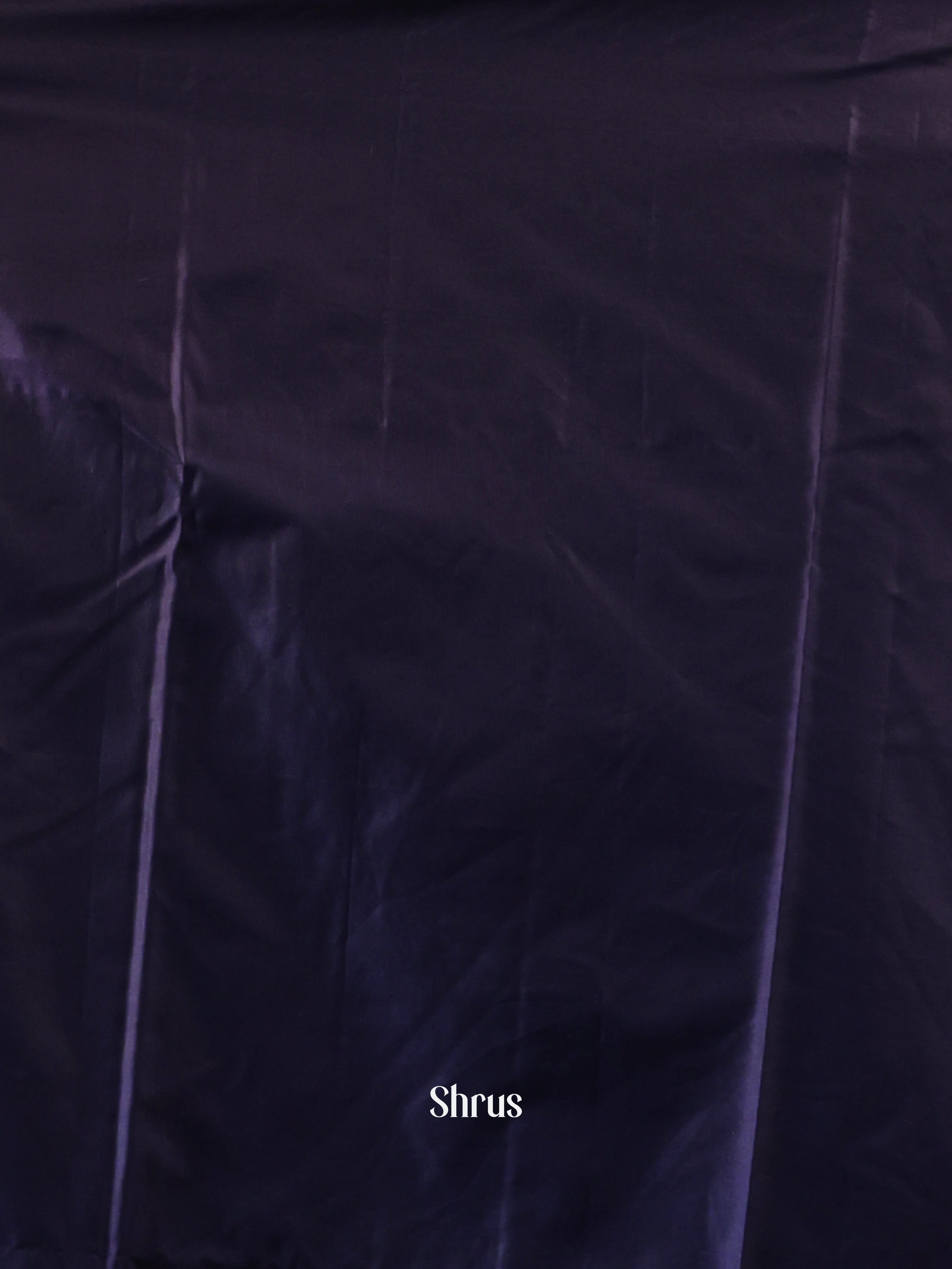 Dusty Brown & Blue - Gadwal halfpure Saree - Shop on Shrus.com