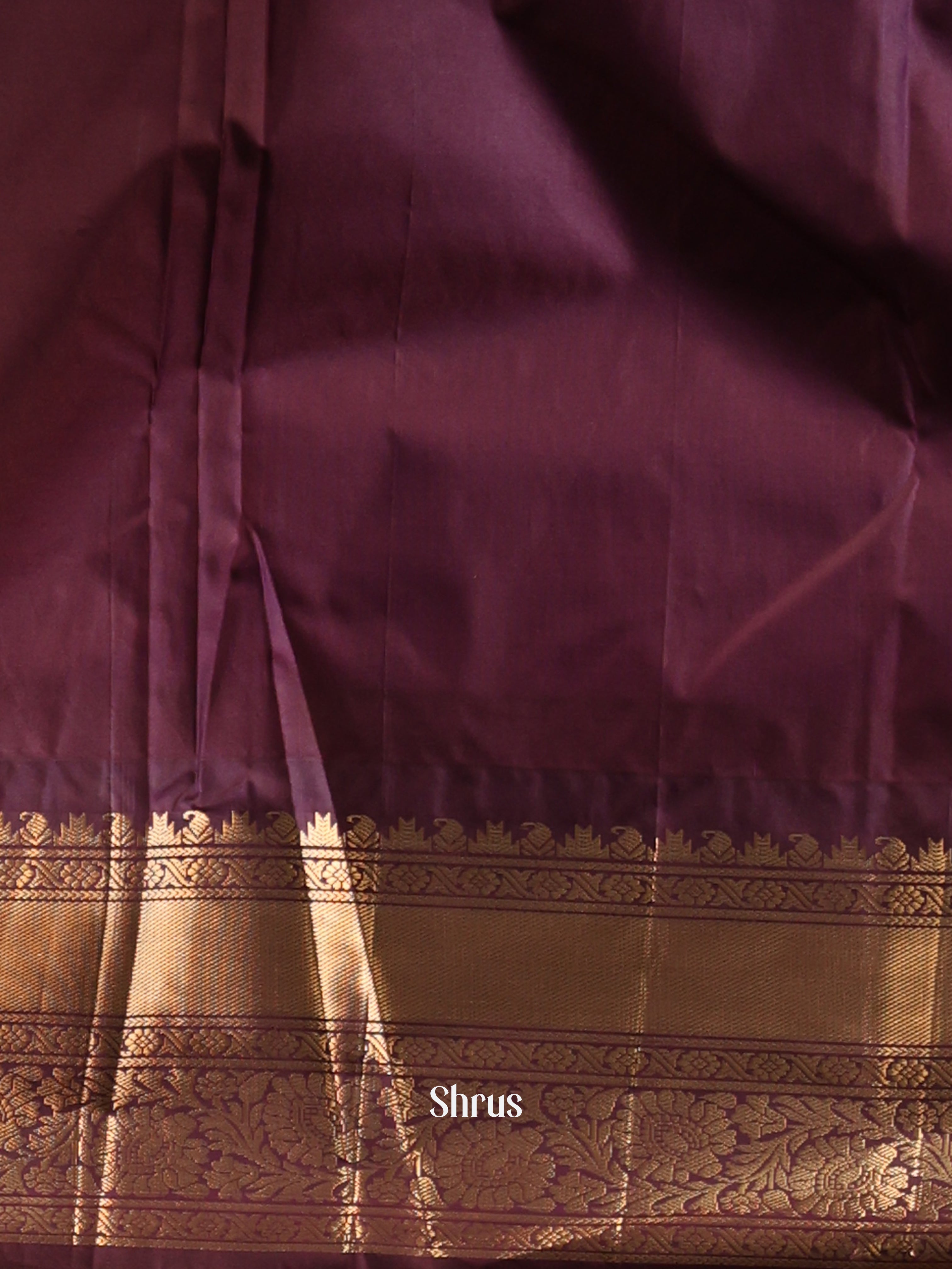 Blue - Gadwal halfpure Saree - Shop on Shrus.com