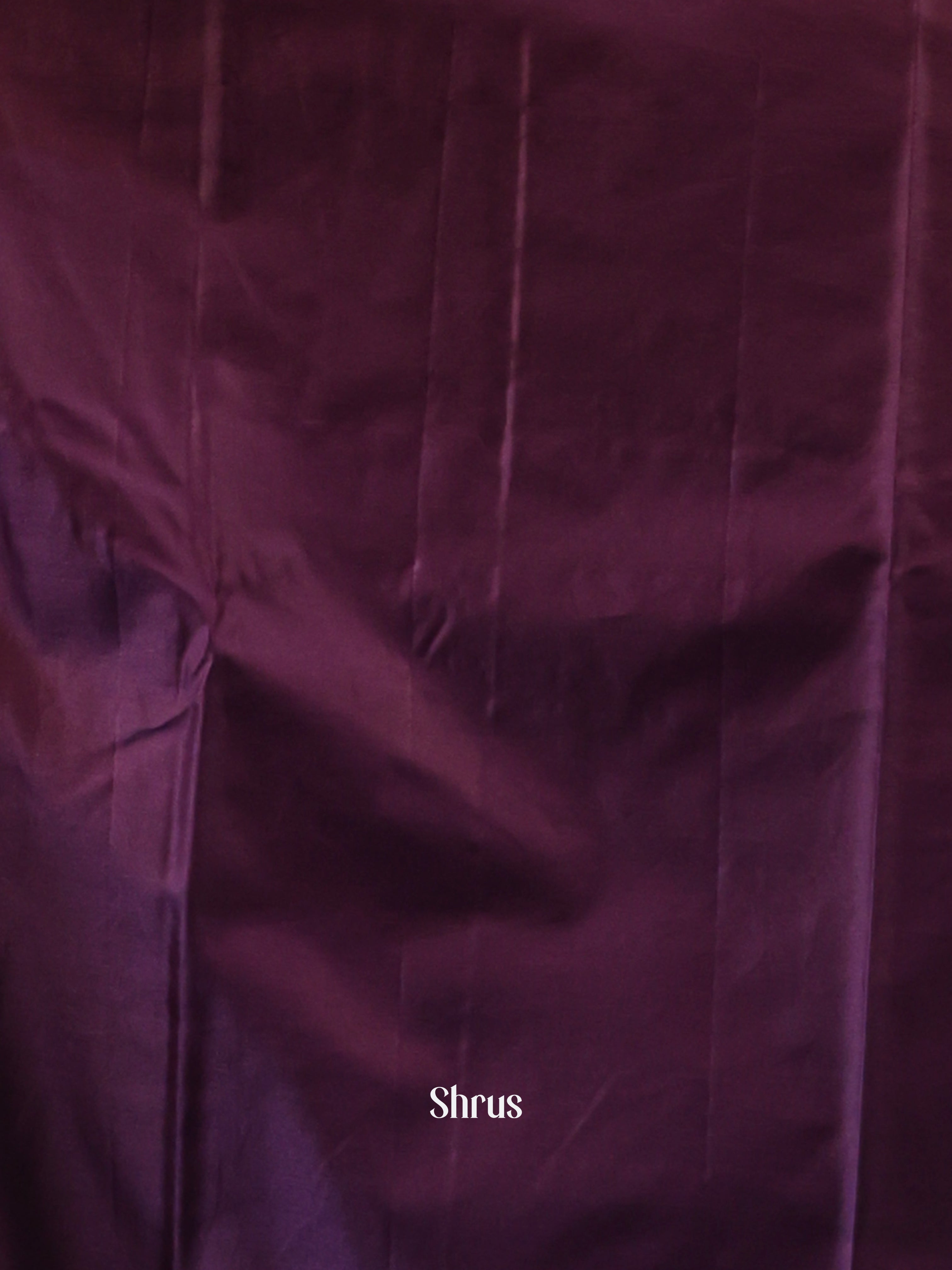 Orange & Purple - Gadwal halfpure Saree - Shop on Shrus.com