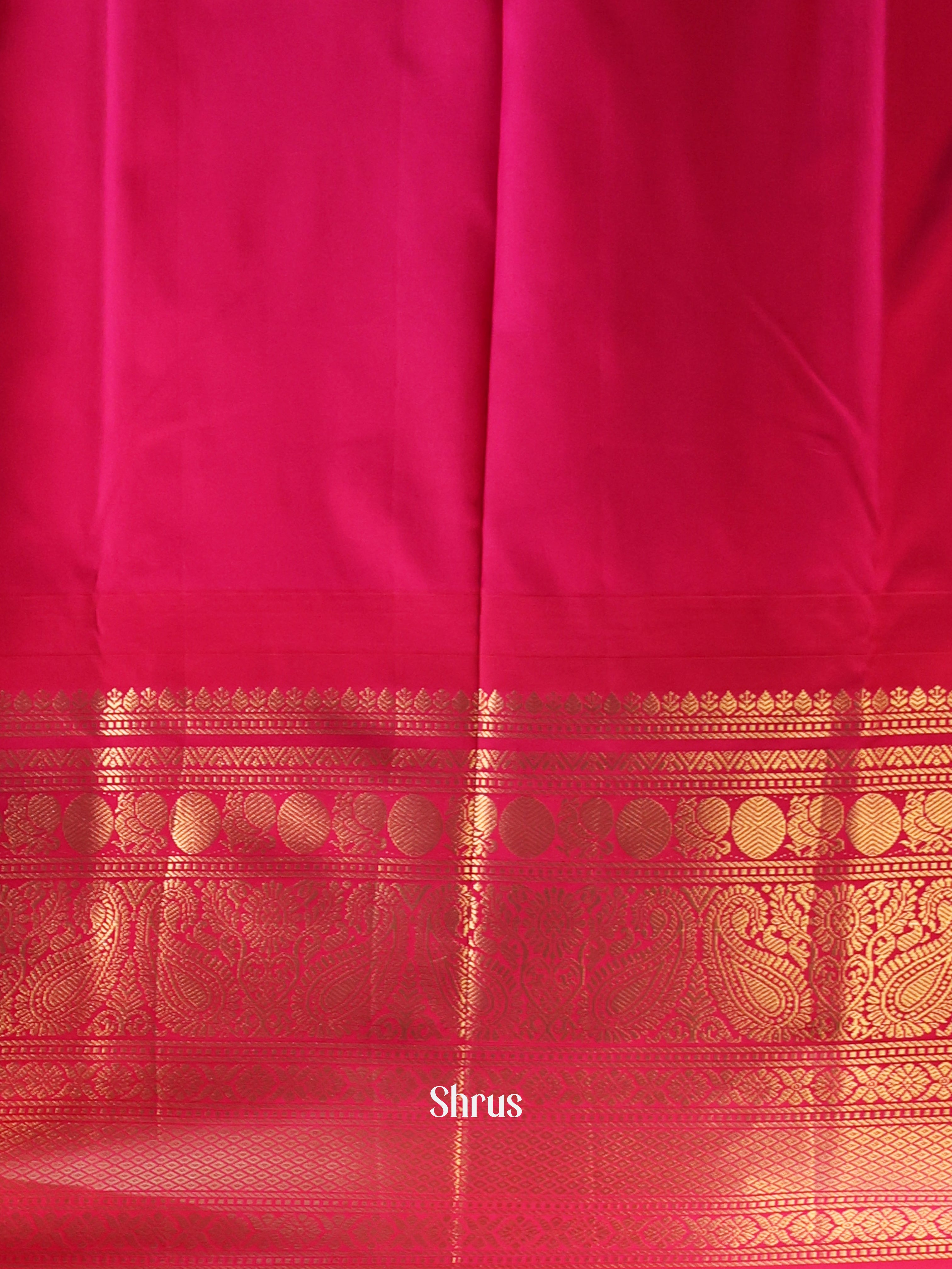 CJS02748 - Gadwal halfpure Saree - Shop on Shrus.com