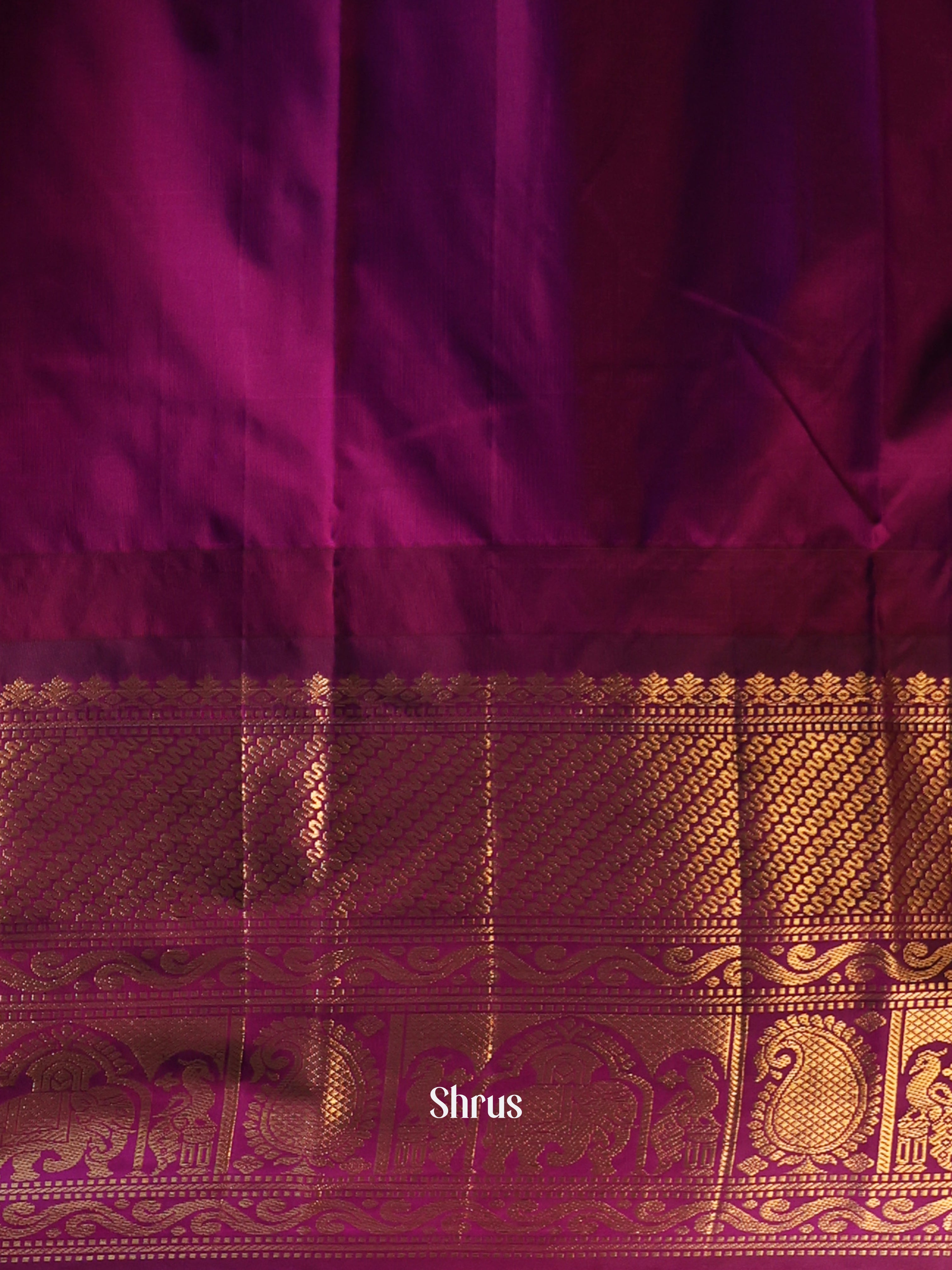 CJS02788 - Gadwal halfpure Saree - Shop on Shrus.com