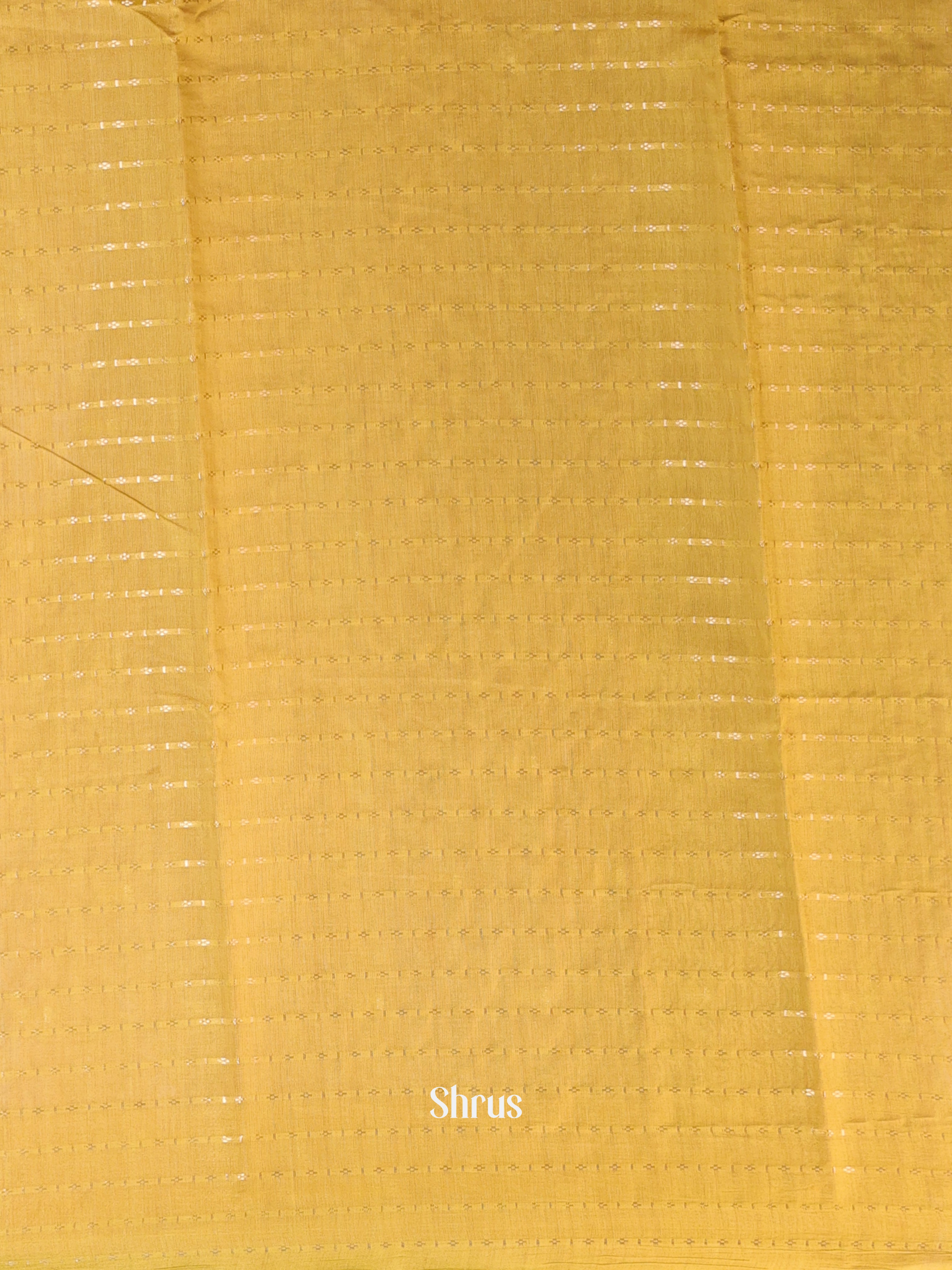 Pink & Mustard - Semi Chanderi Saree - Shop on Shrus.com