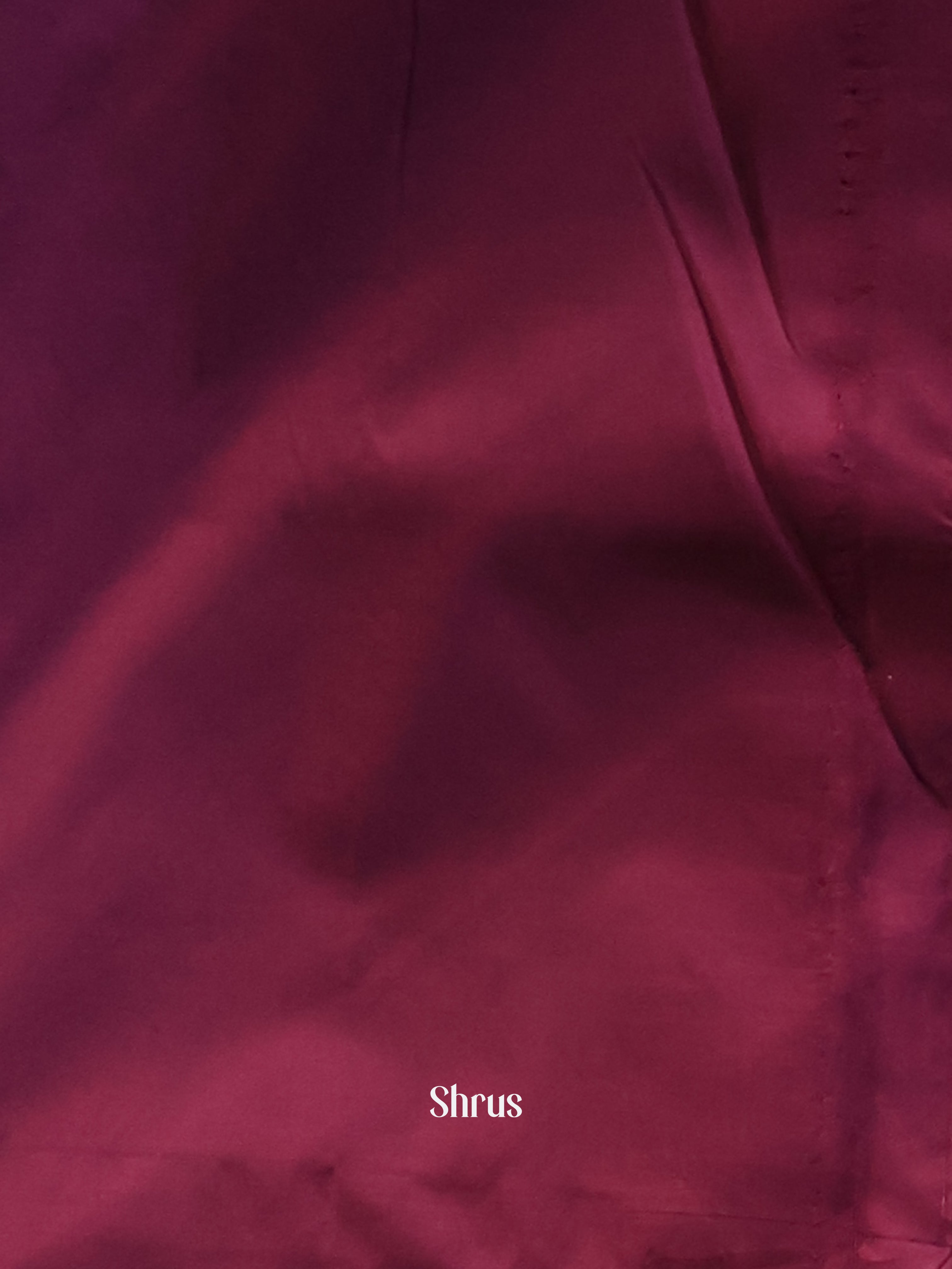 Maroon - Semi Banarasi Saree - Shop on Shrus.com