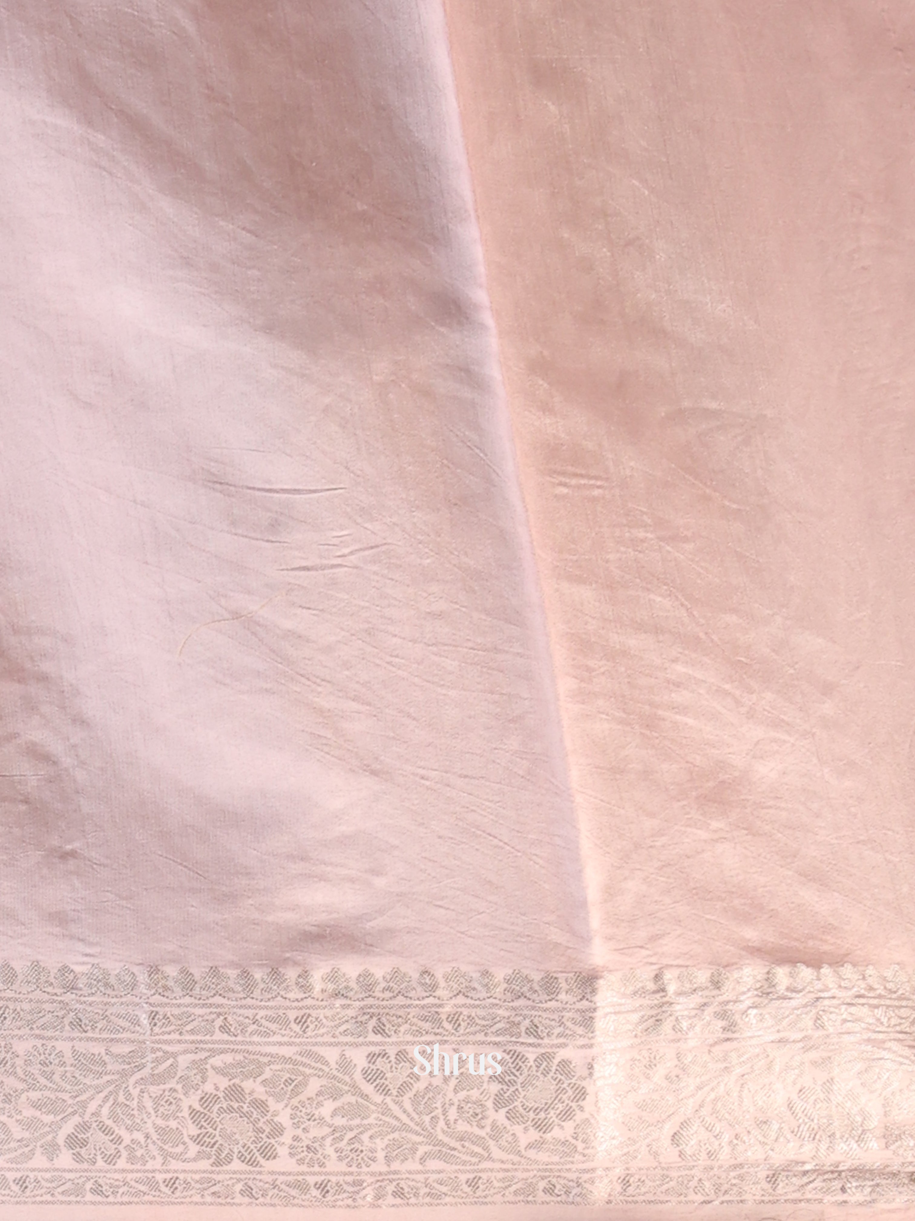 Pink(Single Tone)- Organza Saree - Shop on Shrus.com