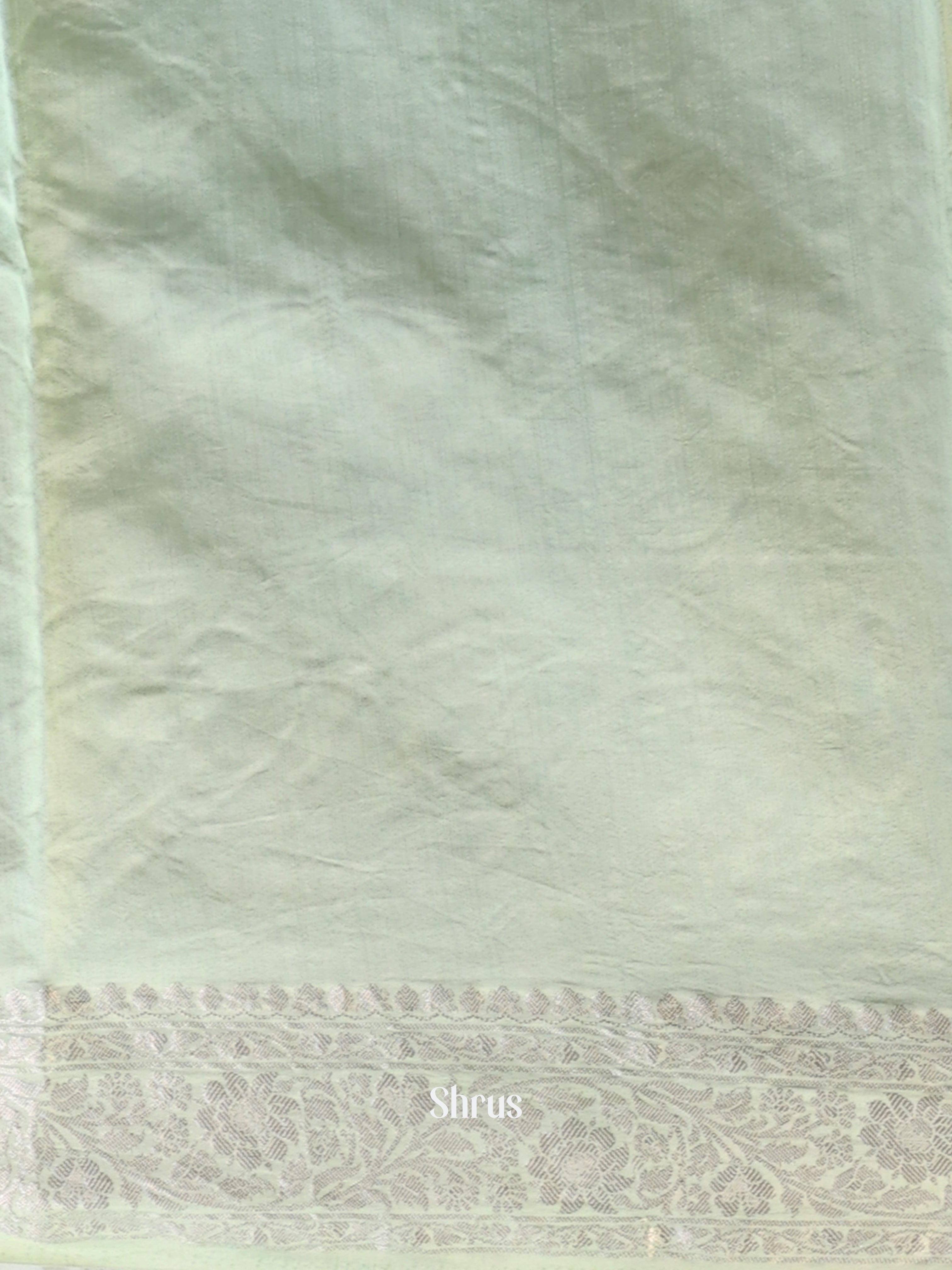 Lite Green(single Tone) - Organza Saree - Shop on Shrus.com