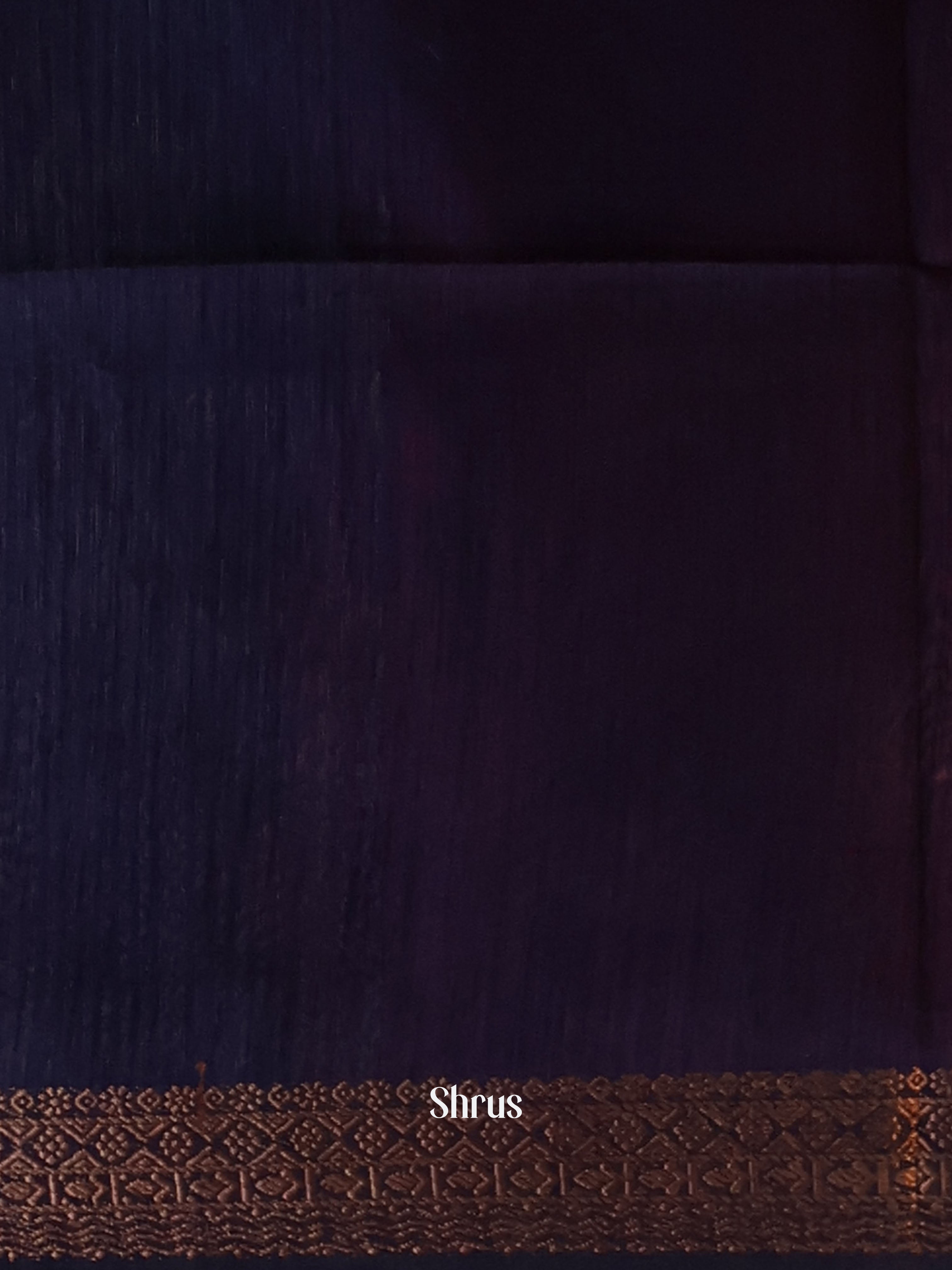 Red & Blue - Semi Jute Saree - Shop on Shrus.com