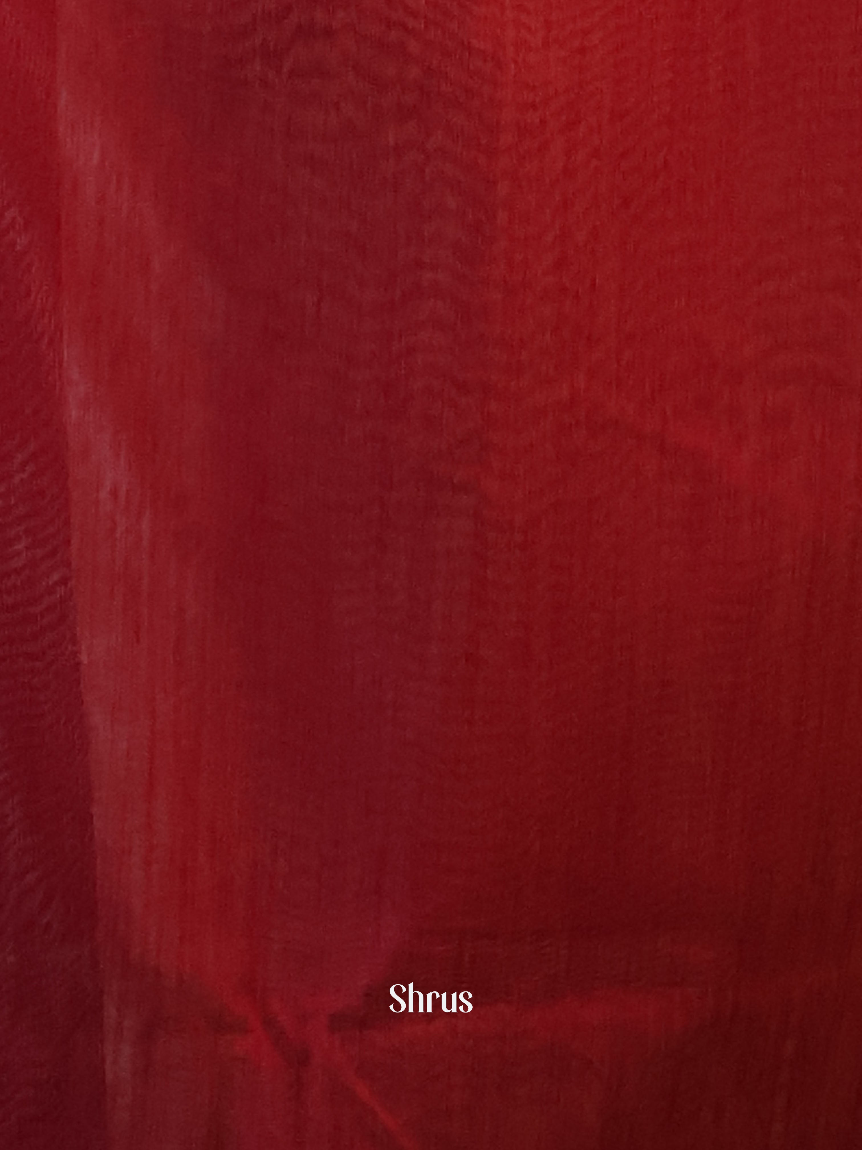 Beige & Maroon- Semi Jute Saree - Shop on Shrus.com