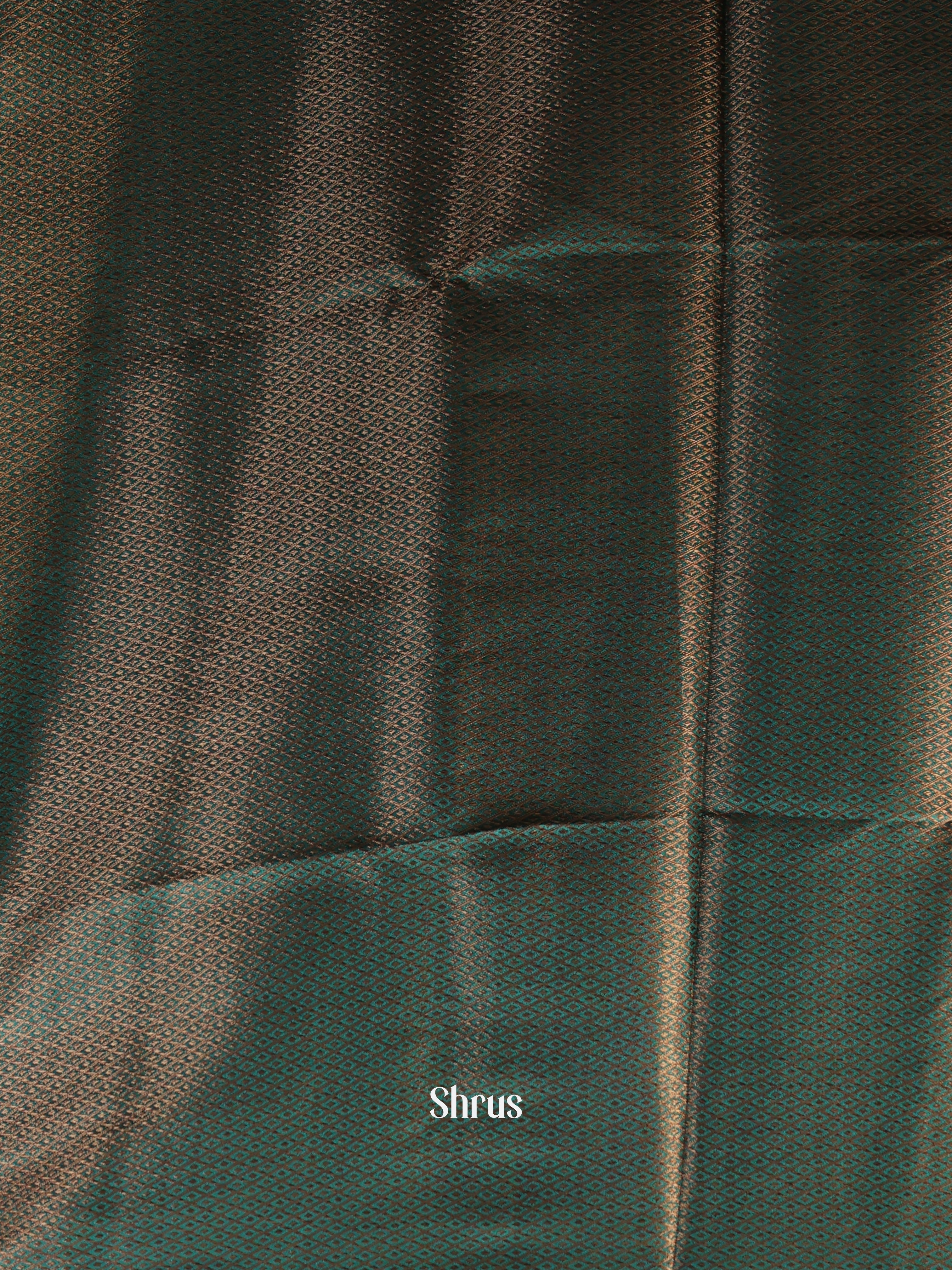 Maroon & Green -Semi Jute Saree - Shop on Shrus.com