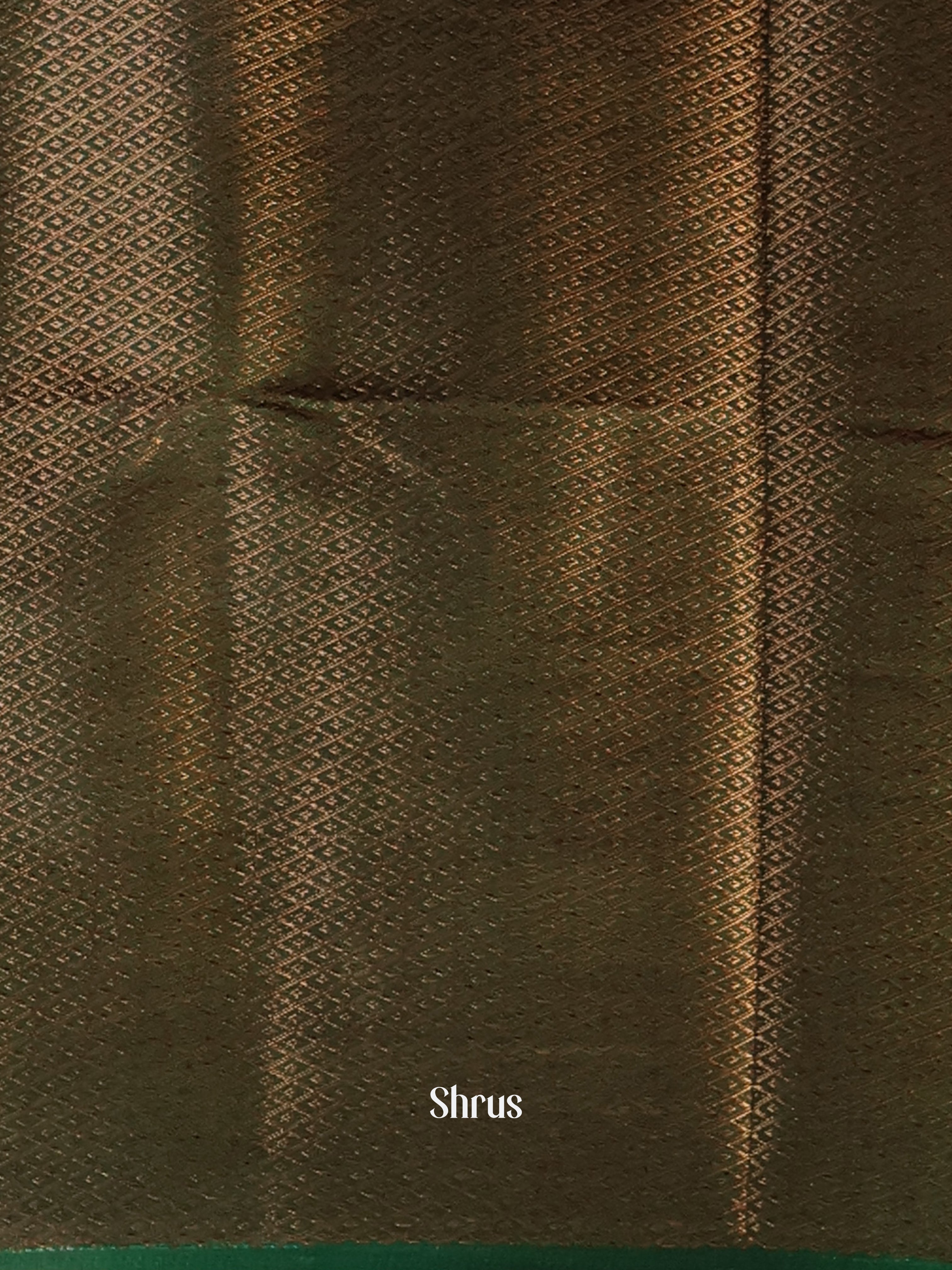 Mint Green & Green - Semi Jute Saree - Shop on Shrus.com