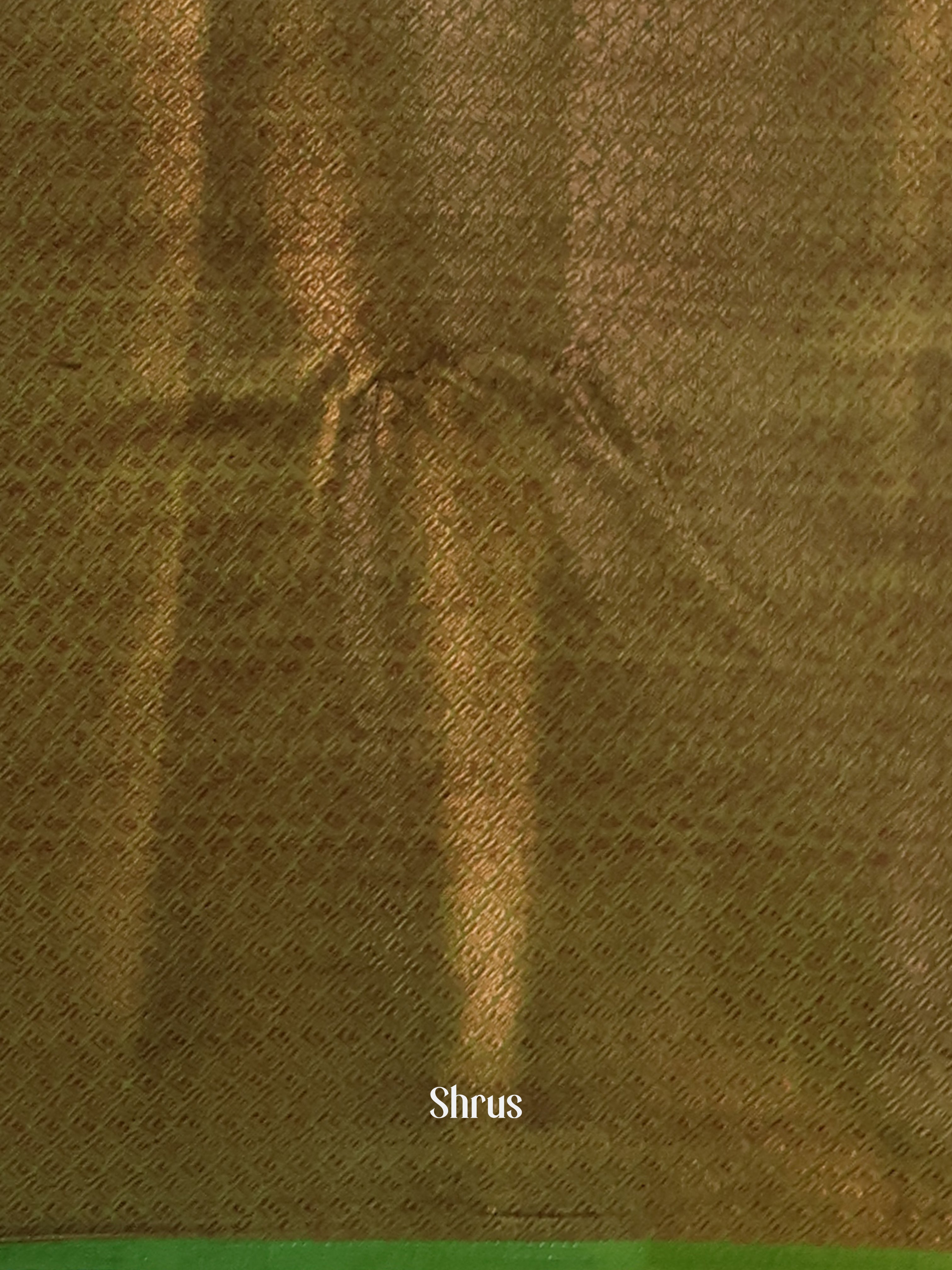 Red & Green - Semi Jute Saree - Shop on Shrus.com