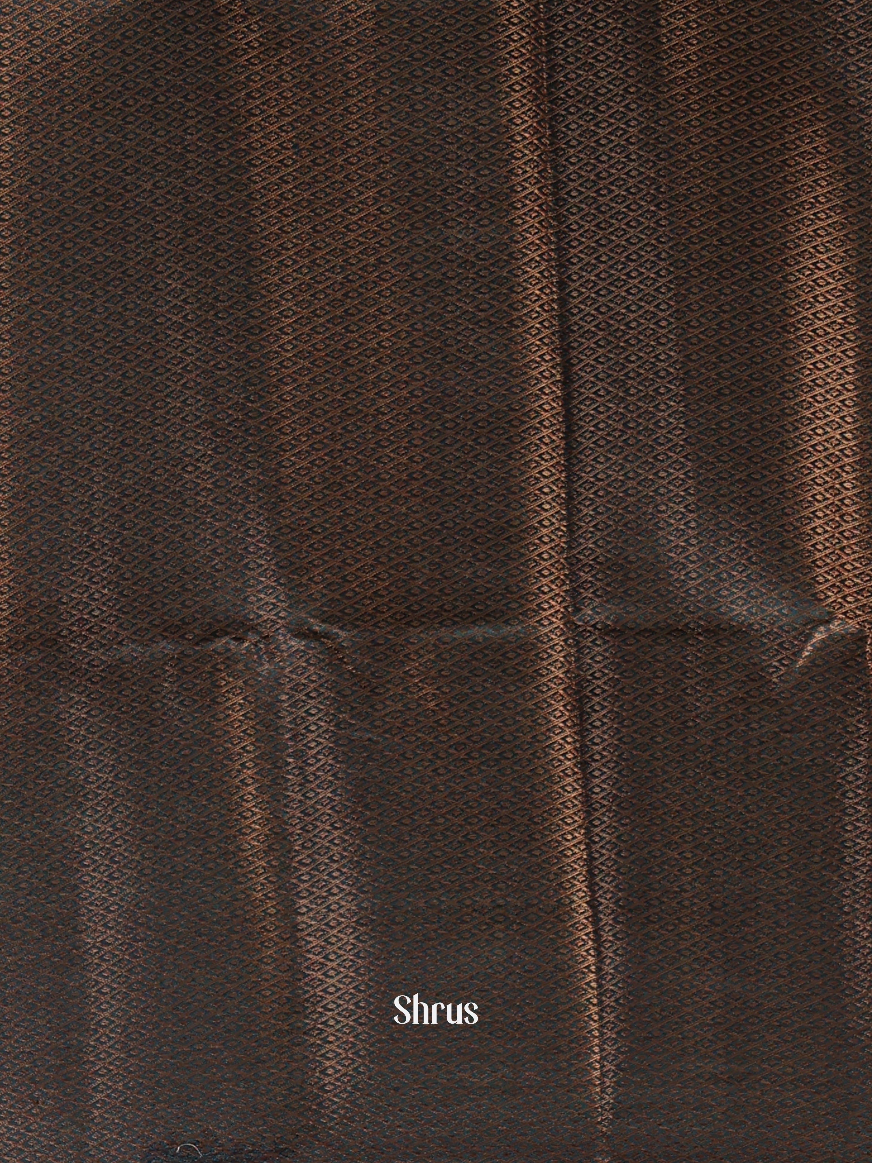 Blue & Green -Semi Jute Saree - Shop on Shrus.com