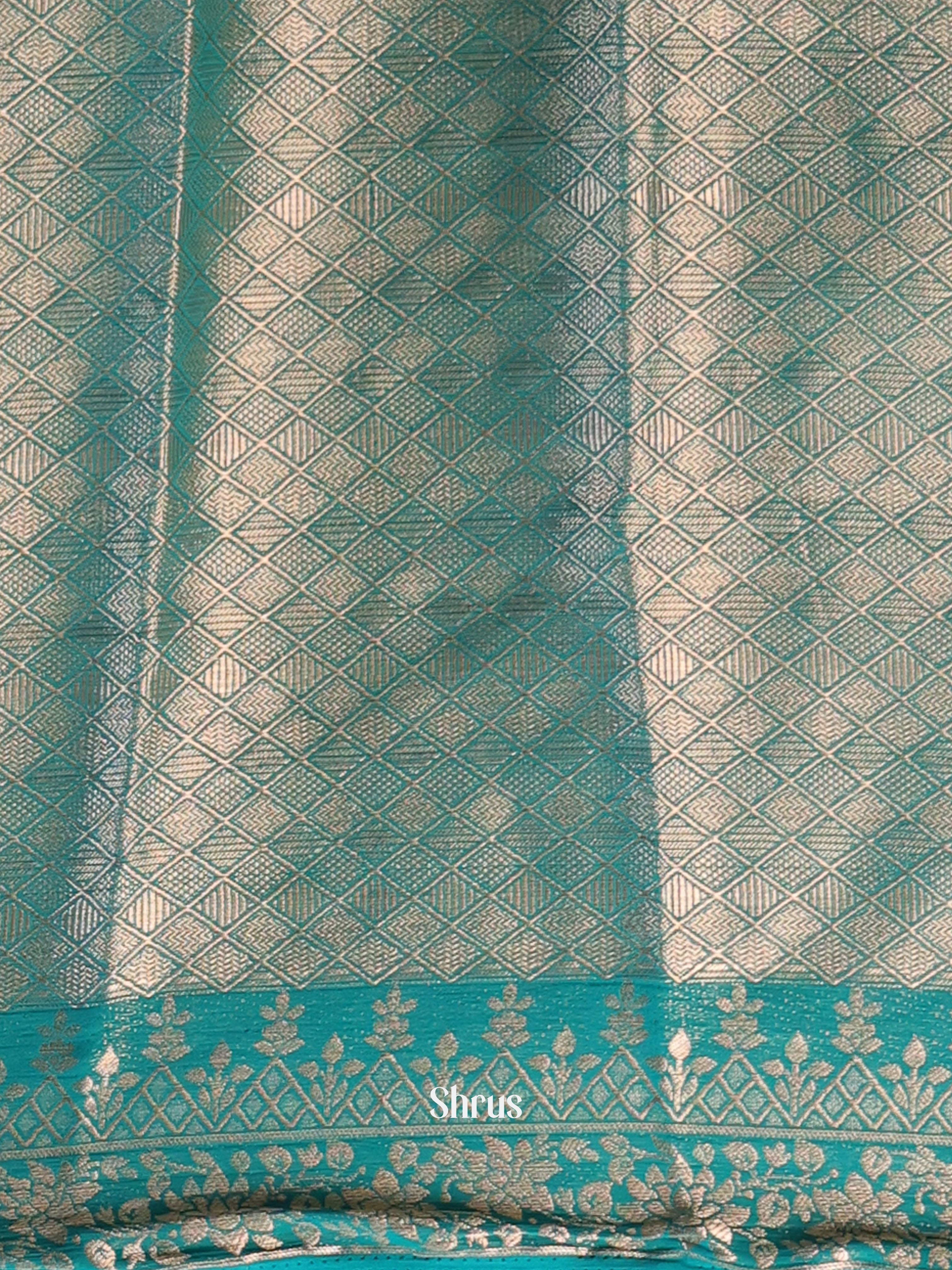 Green - Semi Mysoresilk Saree - Shop on Shrus.com