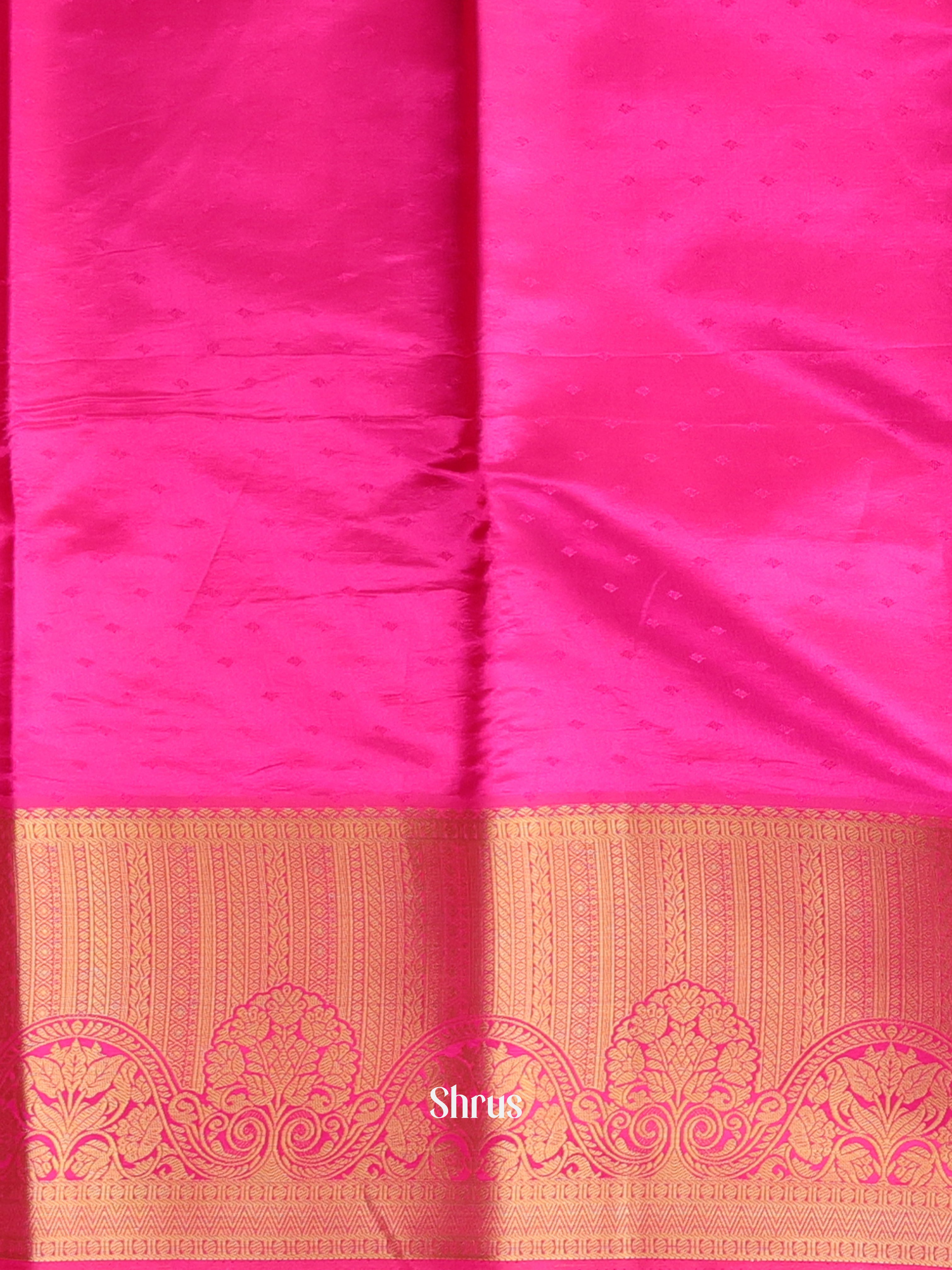 CJS03395 - Printed Silk Saree - Shop on Shrus.com