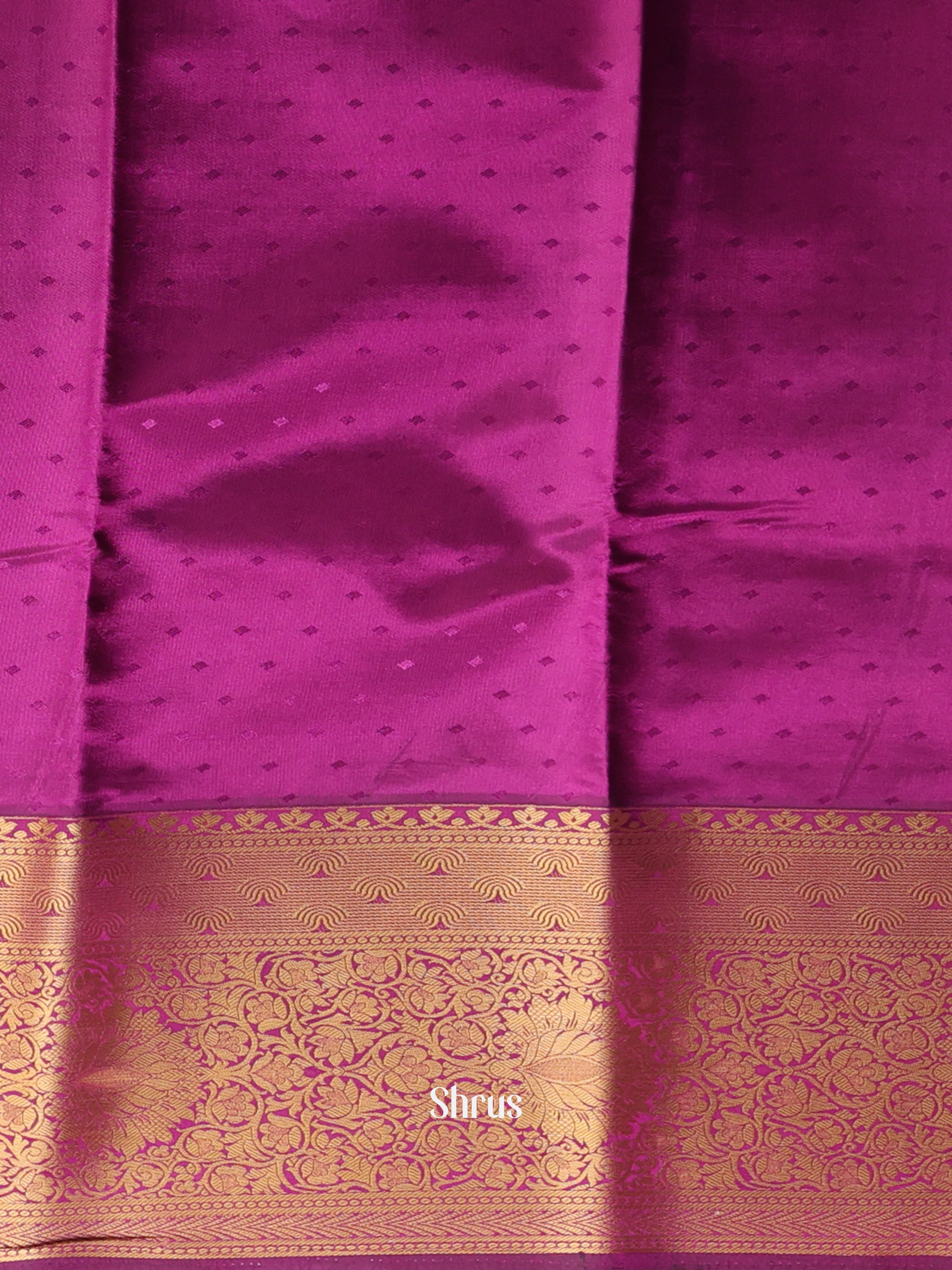 Blue & Majneta - Printed Silk Saree - Shop on Shrus.com