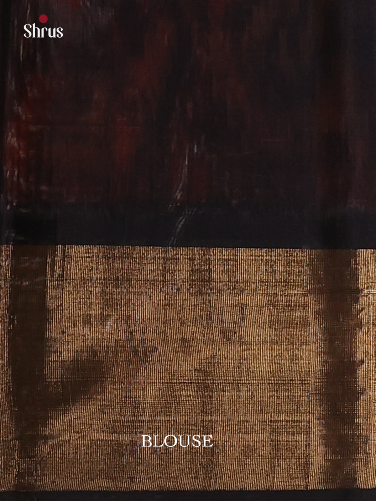 Maroon & Black - Pochampally sico Saree - Shop on Shrus.com