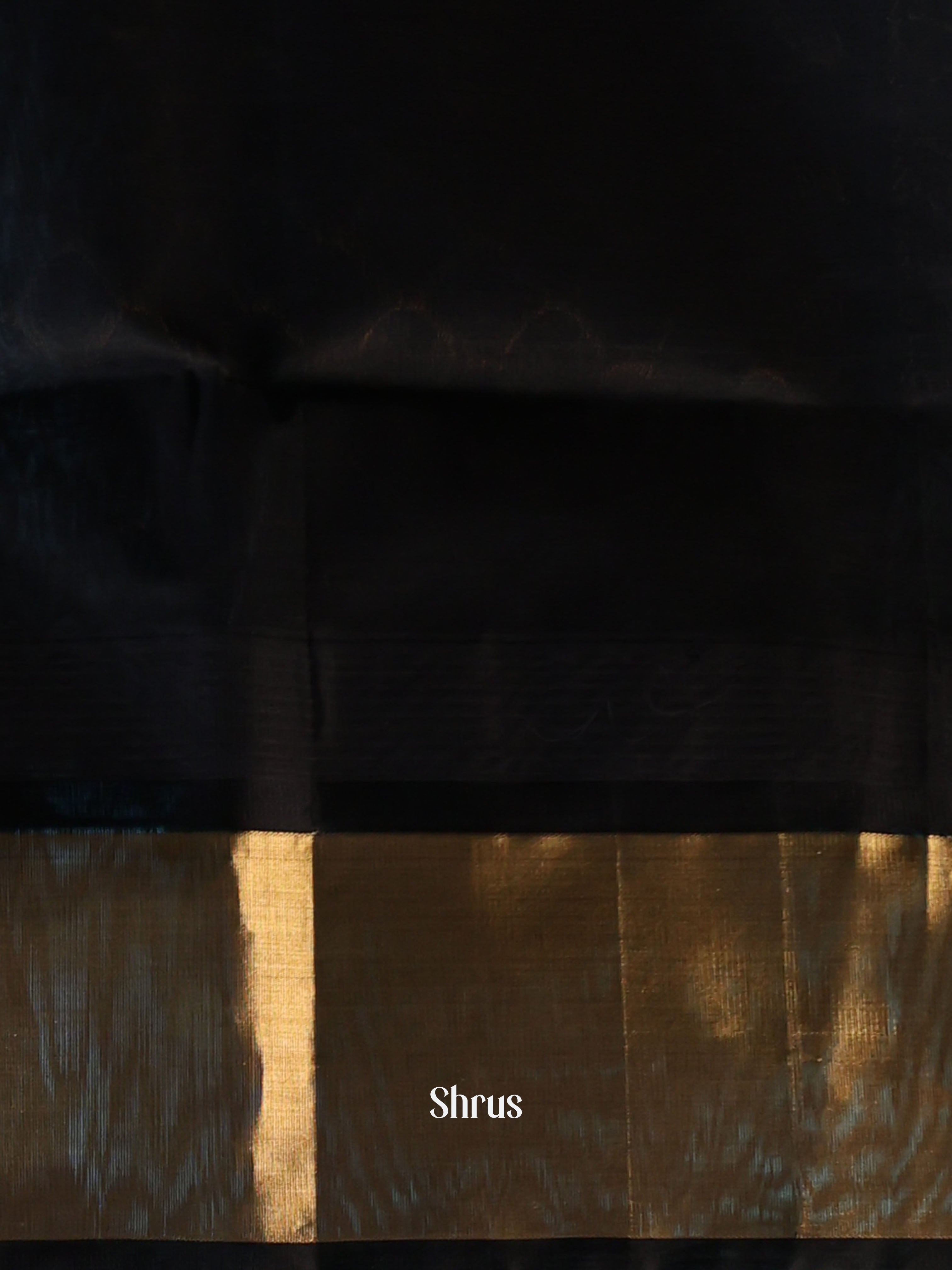 Red & Black- Silk Cotton Saree - Shop on Shrus.com