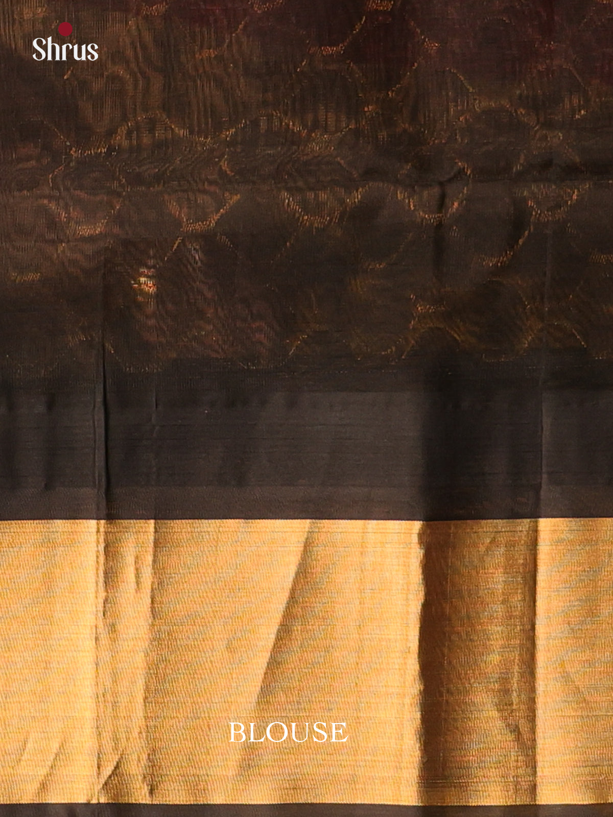 Pink & Black - Silk Cotton Saree - Shop on Shrus.com