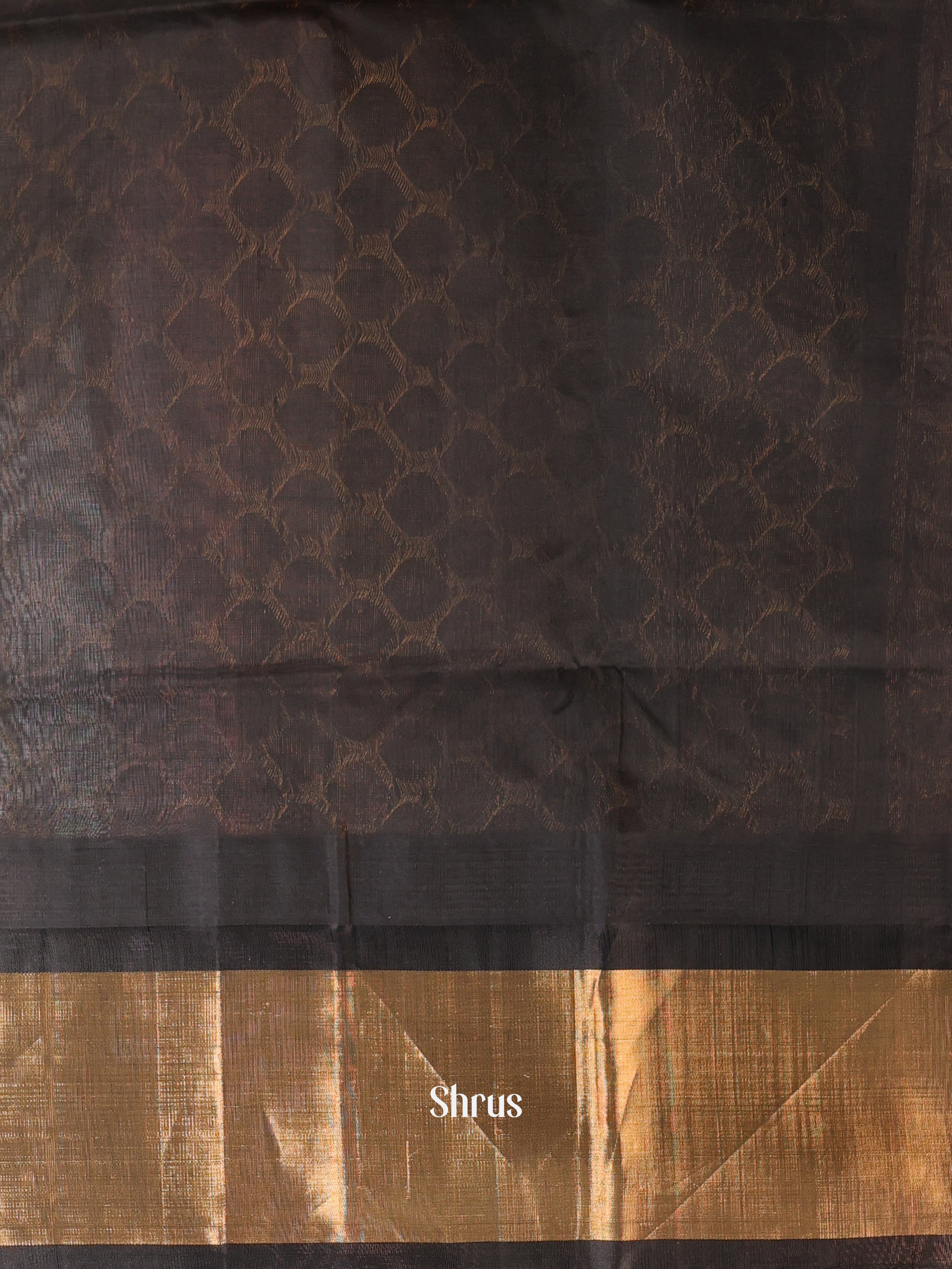 Yellow & Black- Hindolam Saree - Shop on Shrus.com