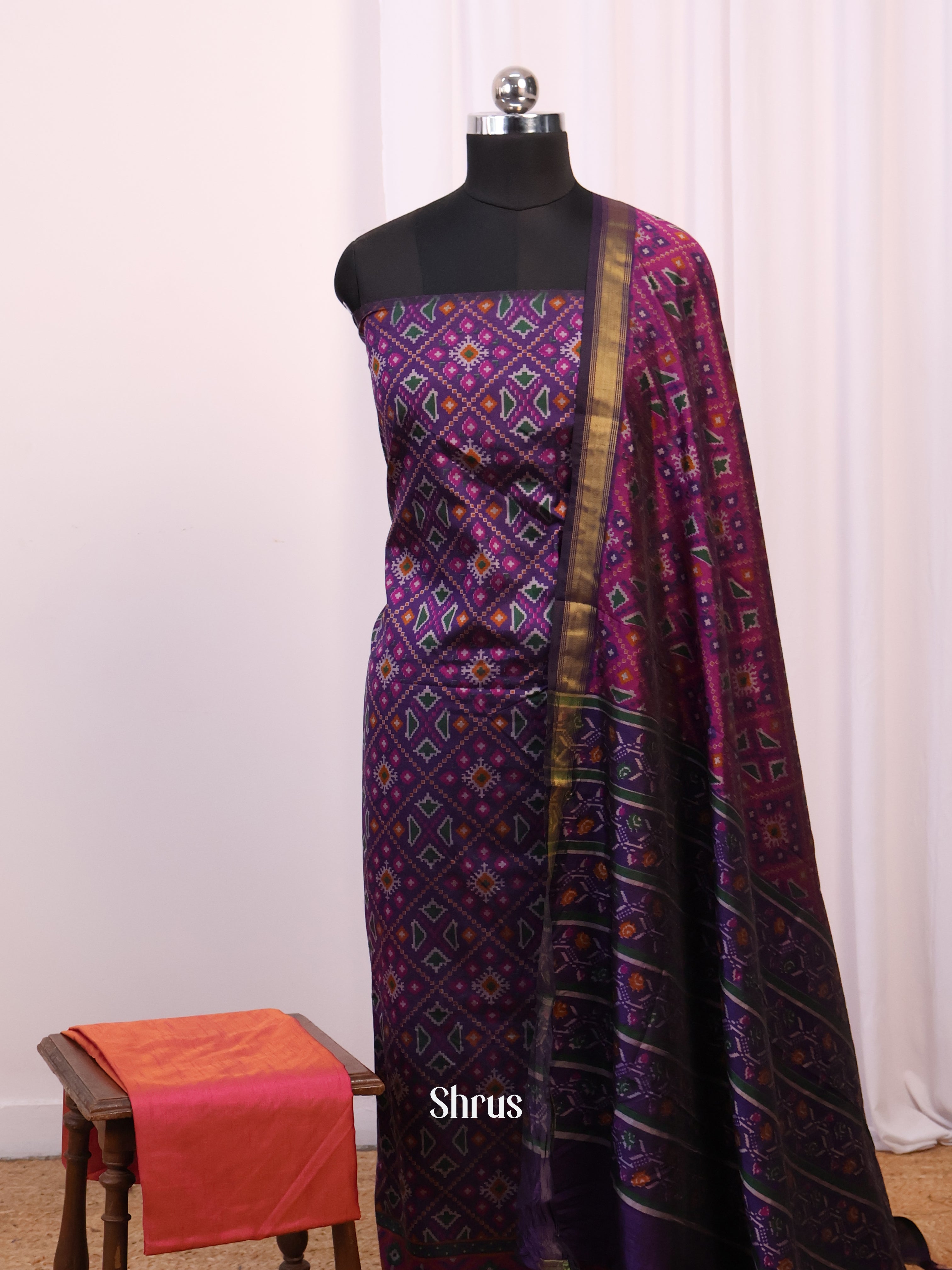 CJS04201 - semi patola salwar - Shop on Shrus.com
