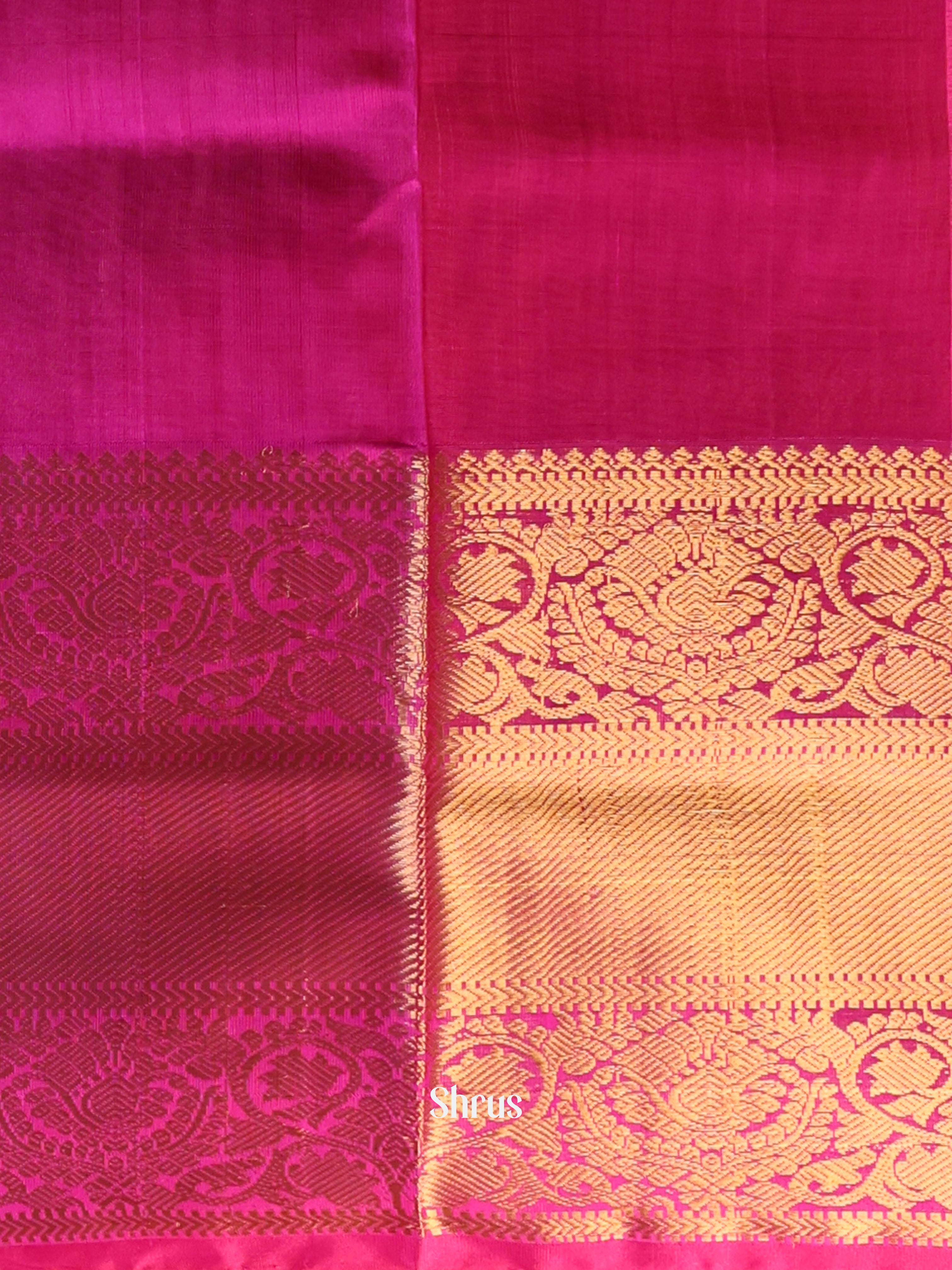 Orange & Pink - Uppada silk Saree - Shop on Shrus.com