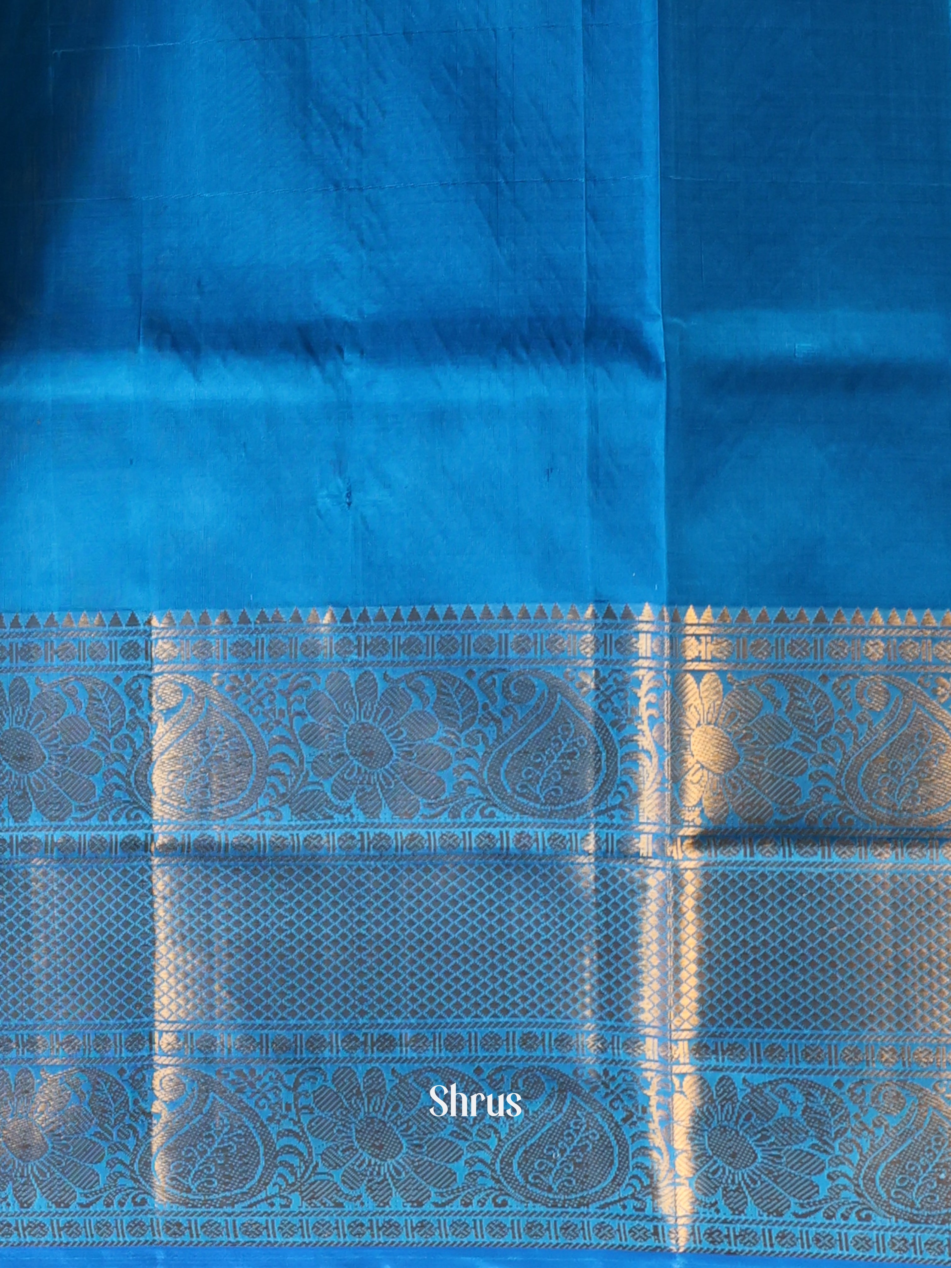 Green & Blue - Uppada silk Saree - Shop on Shrus.com