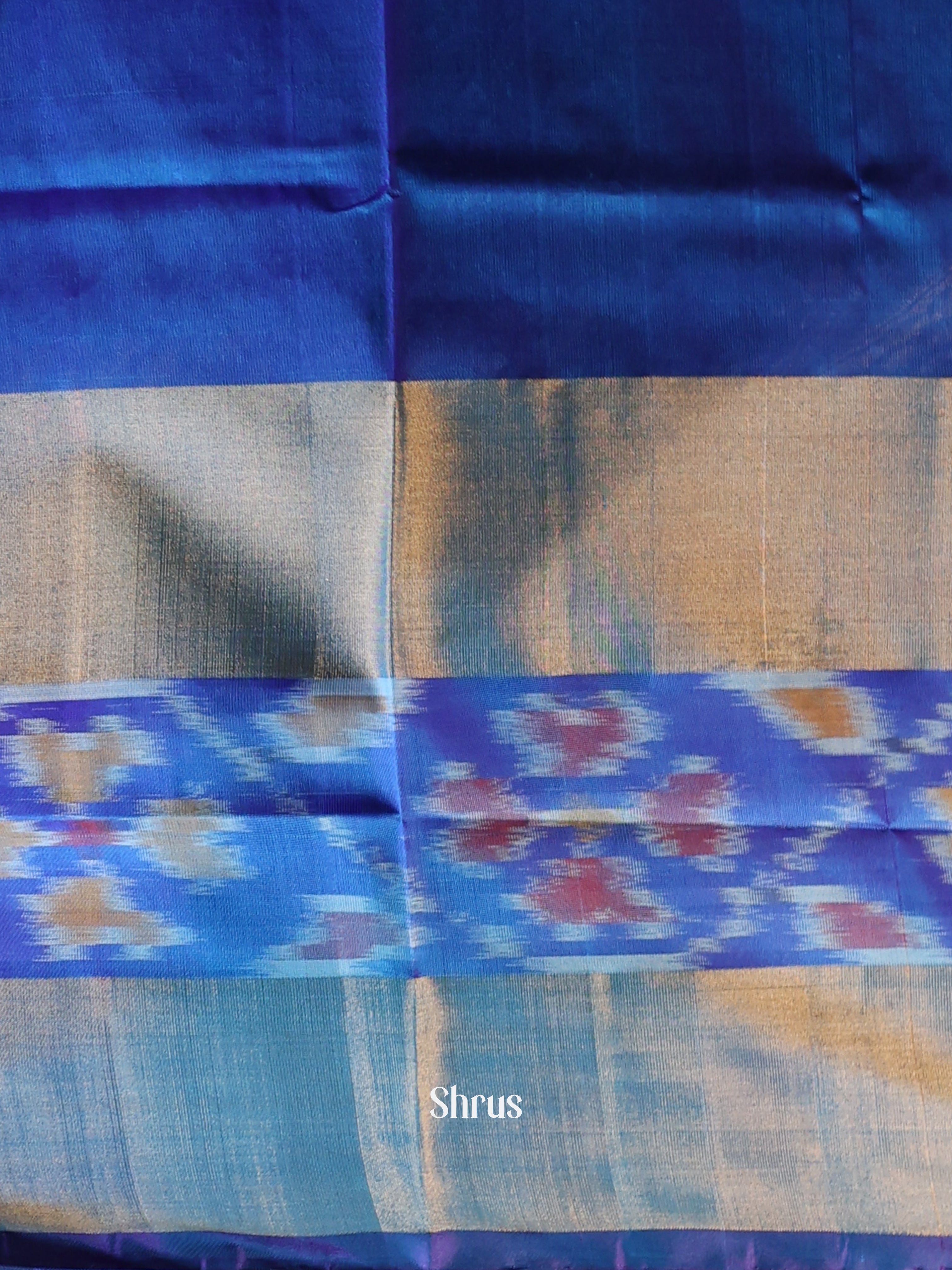 Green & Blue- Uppada silk Saree - Shop on Shrus.com