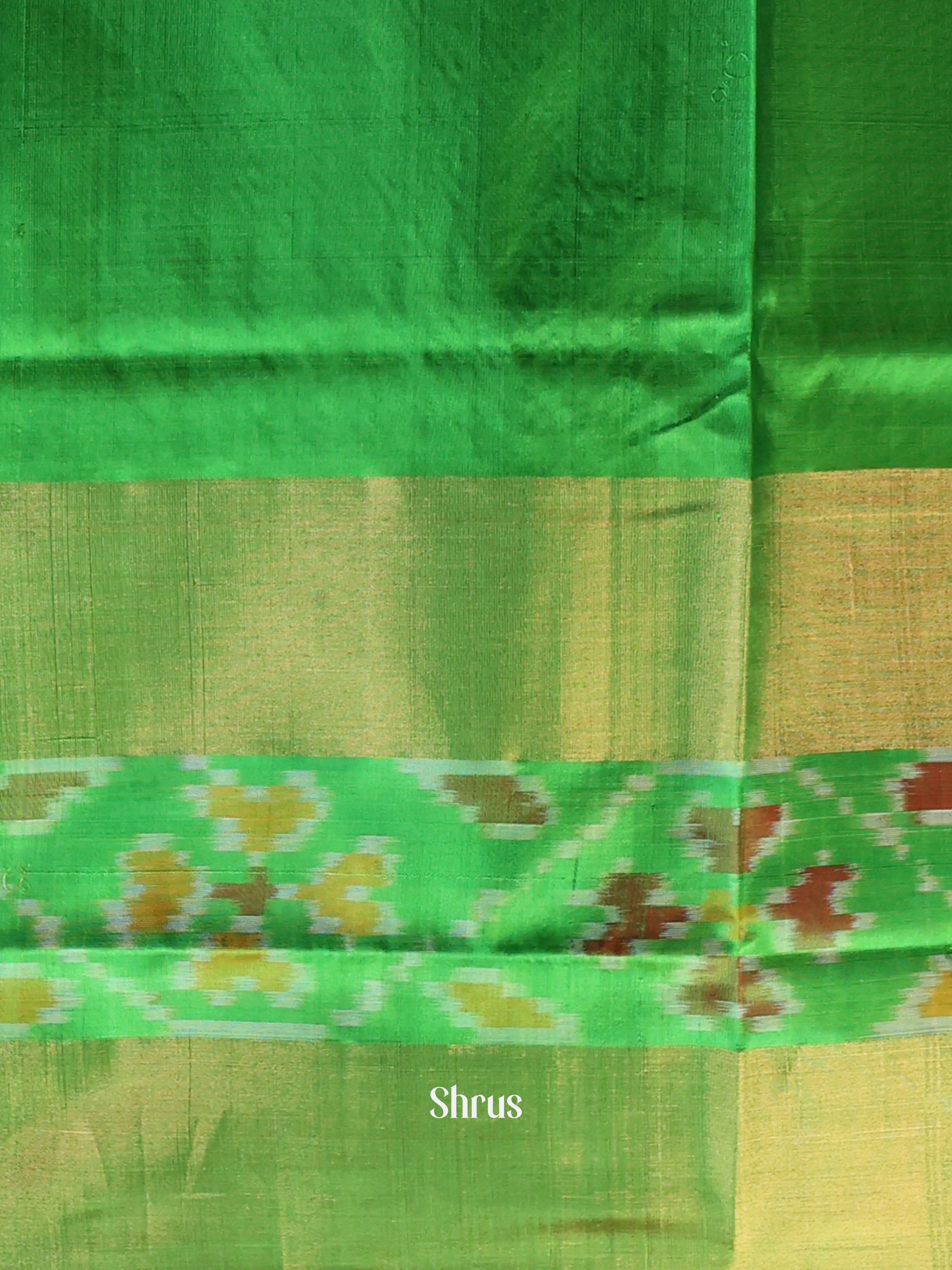 Violet & Green - Uppada silk Saree - Shop on Shrus.com