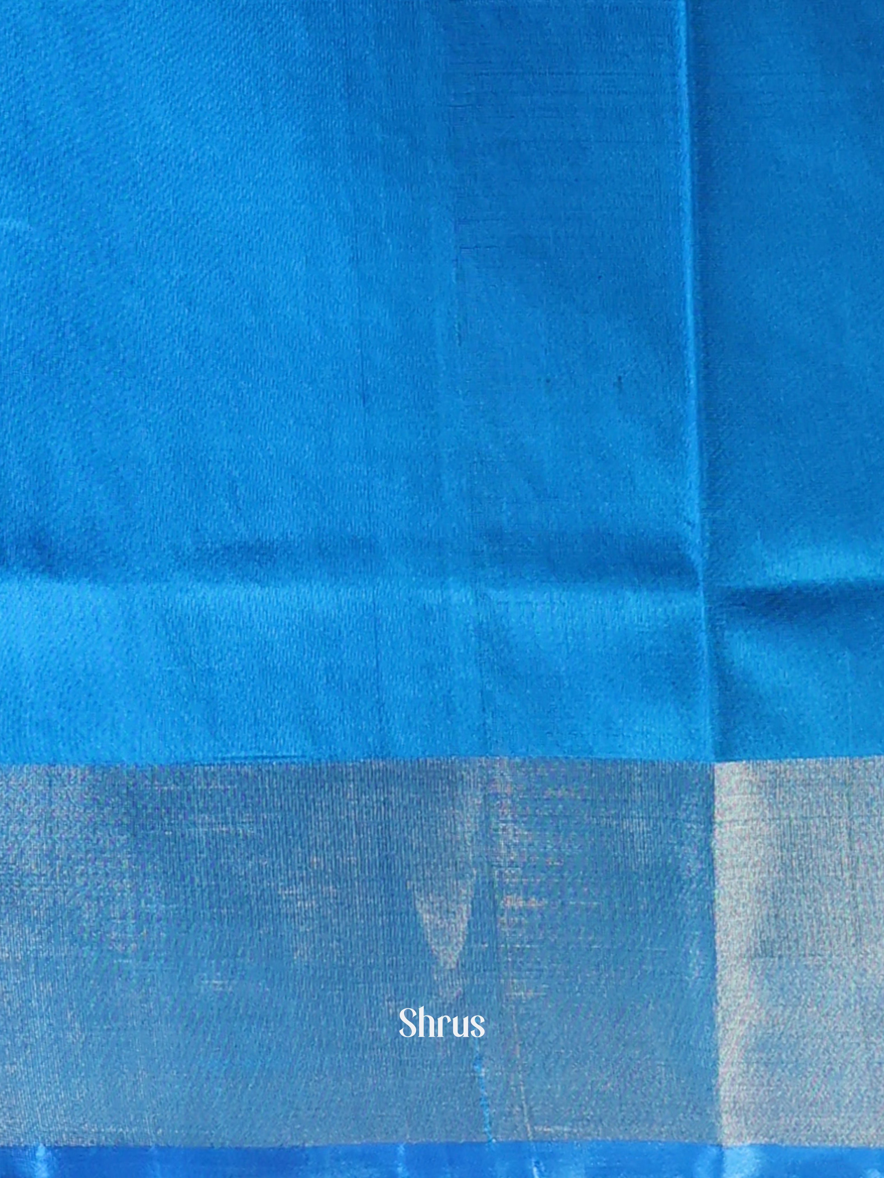 Lite Blue & Blue - Uppada silk Saree - Shop on Shrus.com