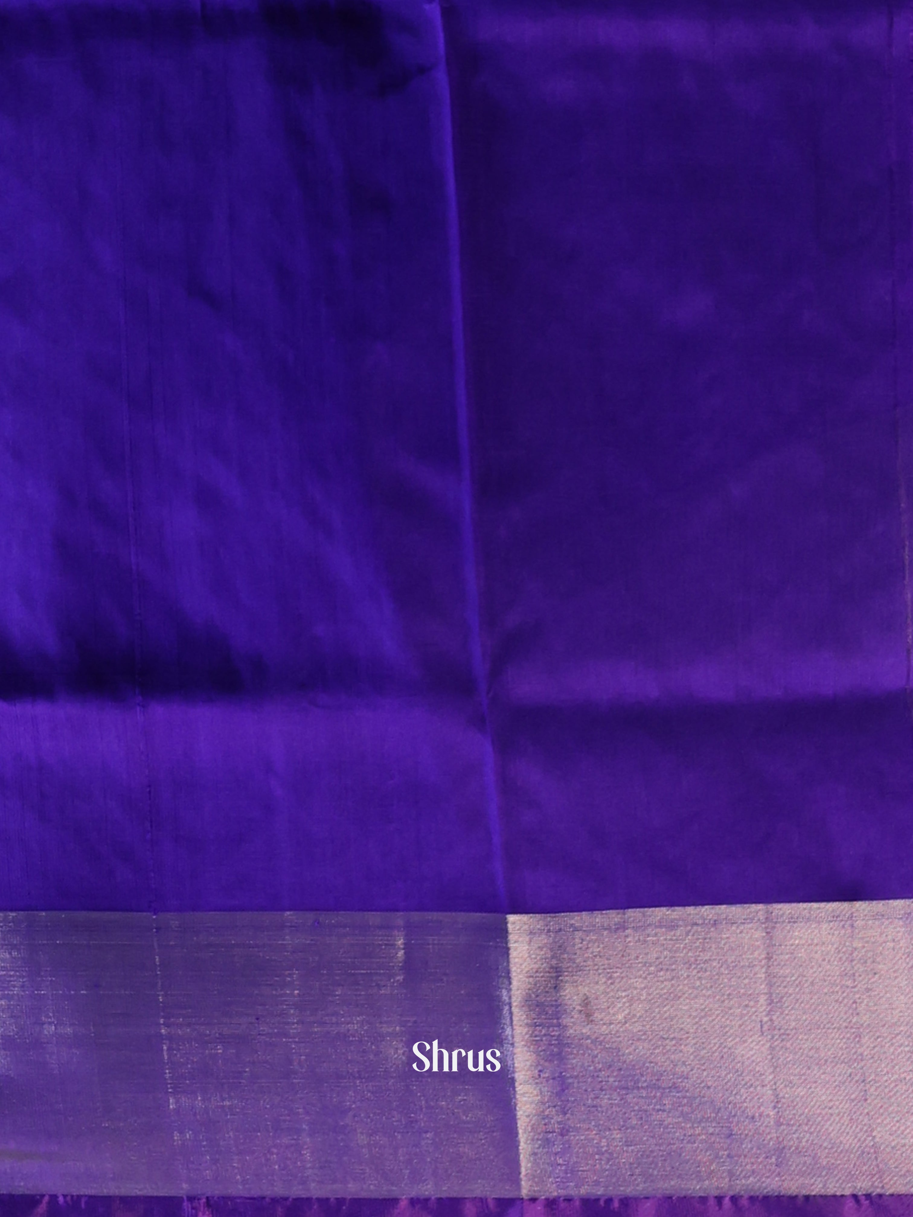 Brown & Blue- Uppada silk Saree - Shop on Shrus.com