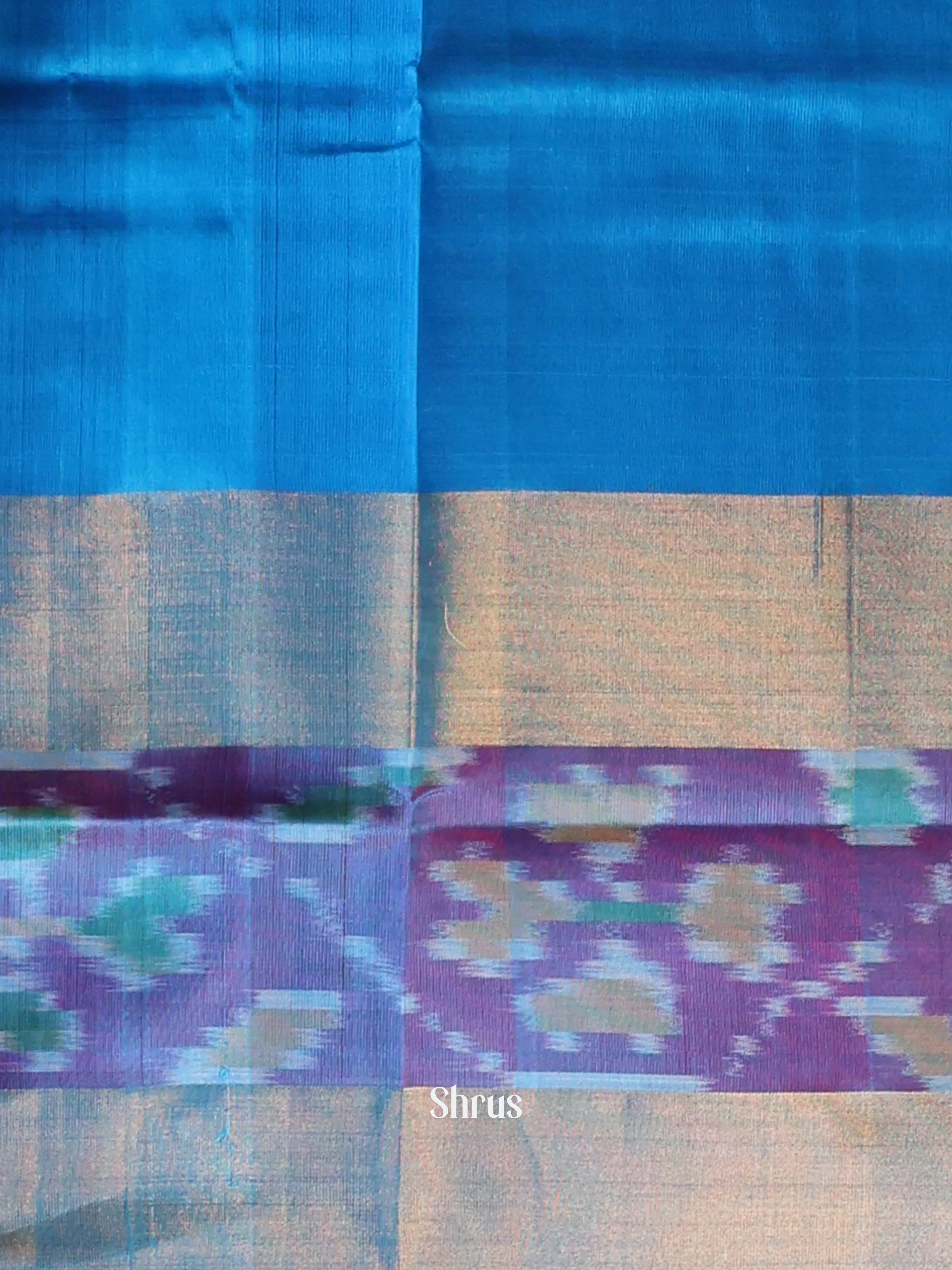 Violet & Blue - Uppada silk Saree - Shop on Shrus.com