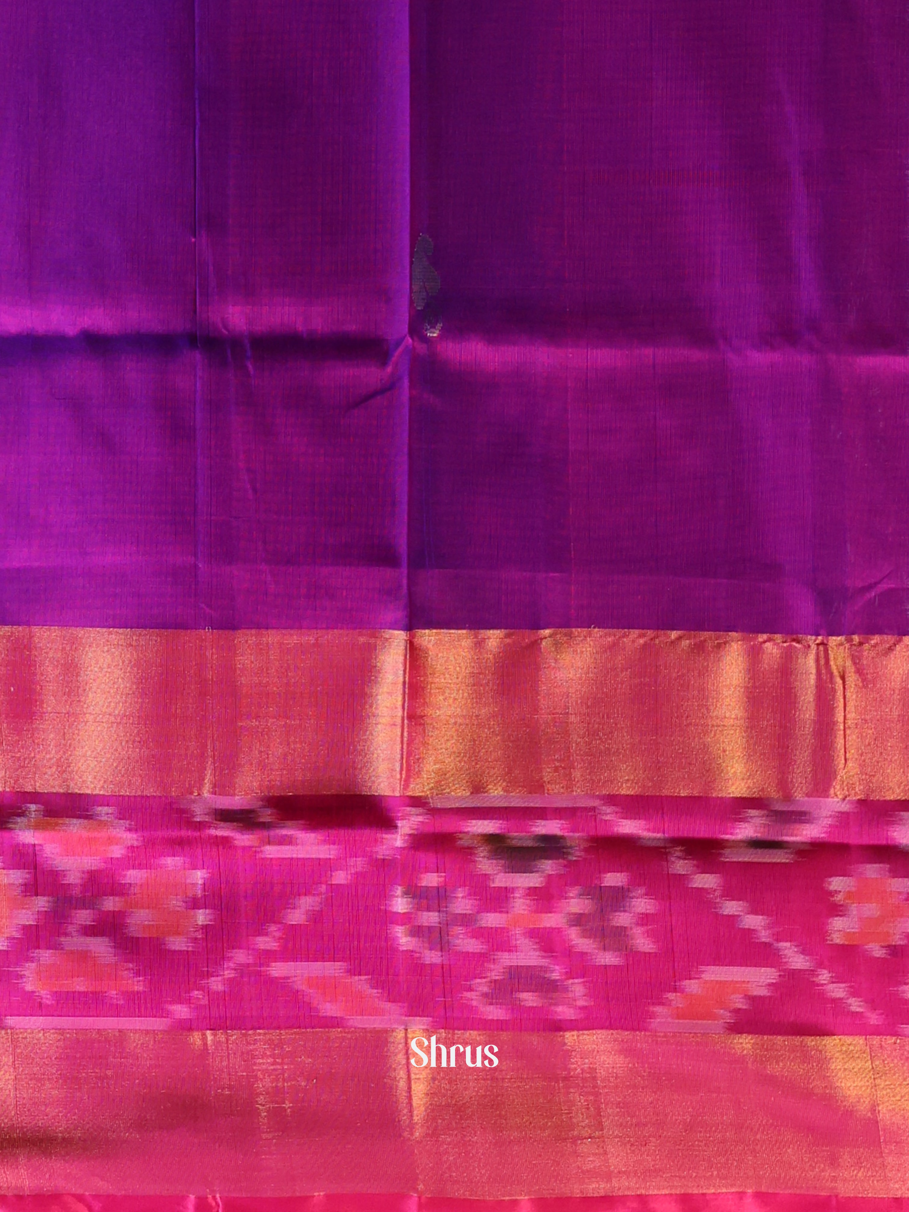 Purple & Majenta- Uppada silk Saree - Shop on Shrus.com