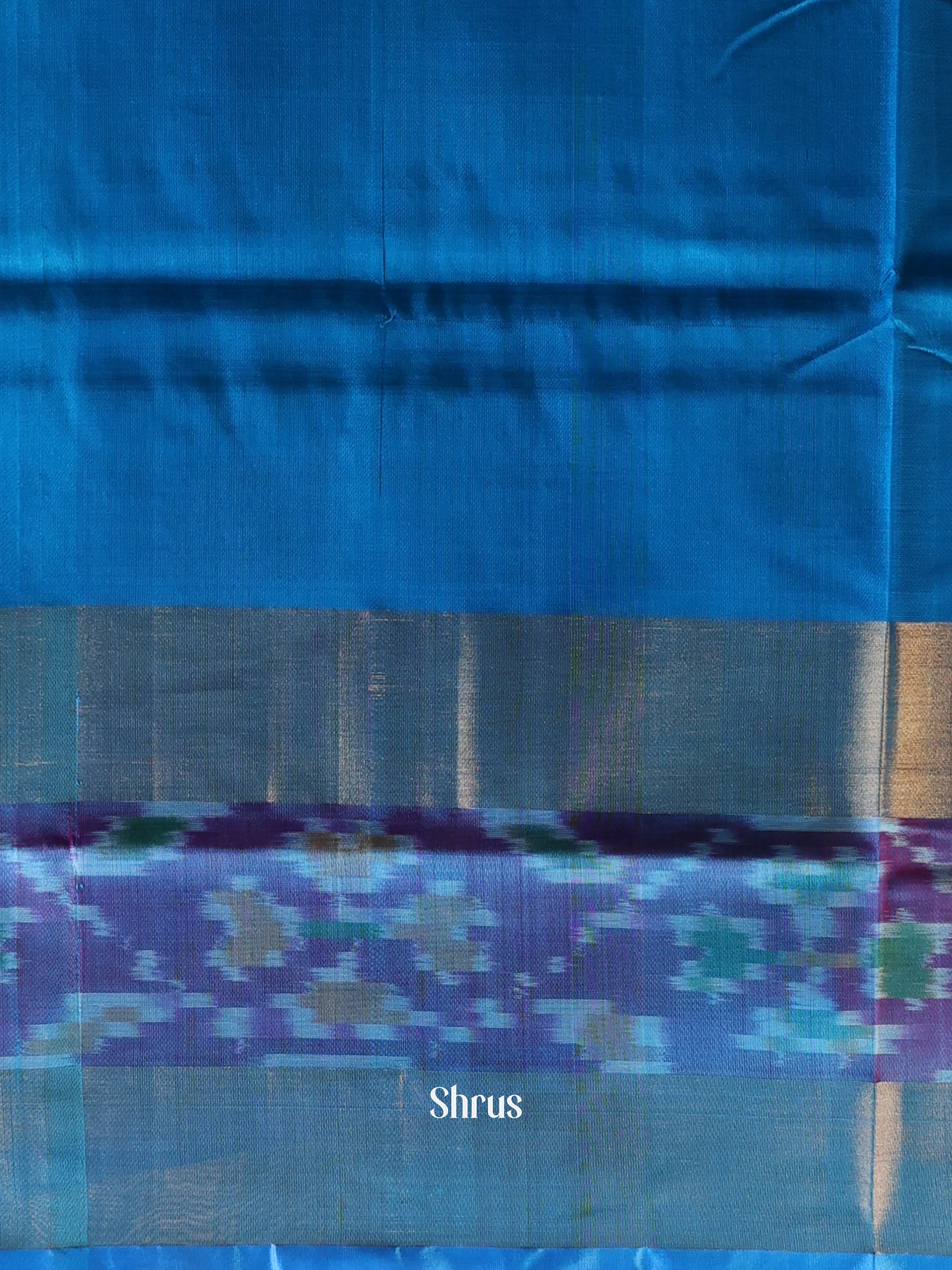 Green & Blue - Uppada silk Saree - Shop on Shrus.com