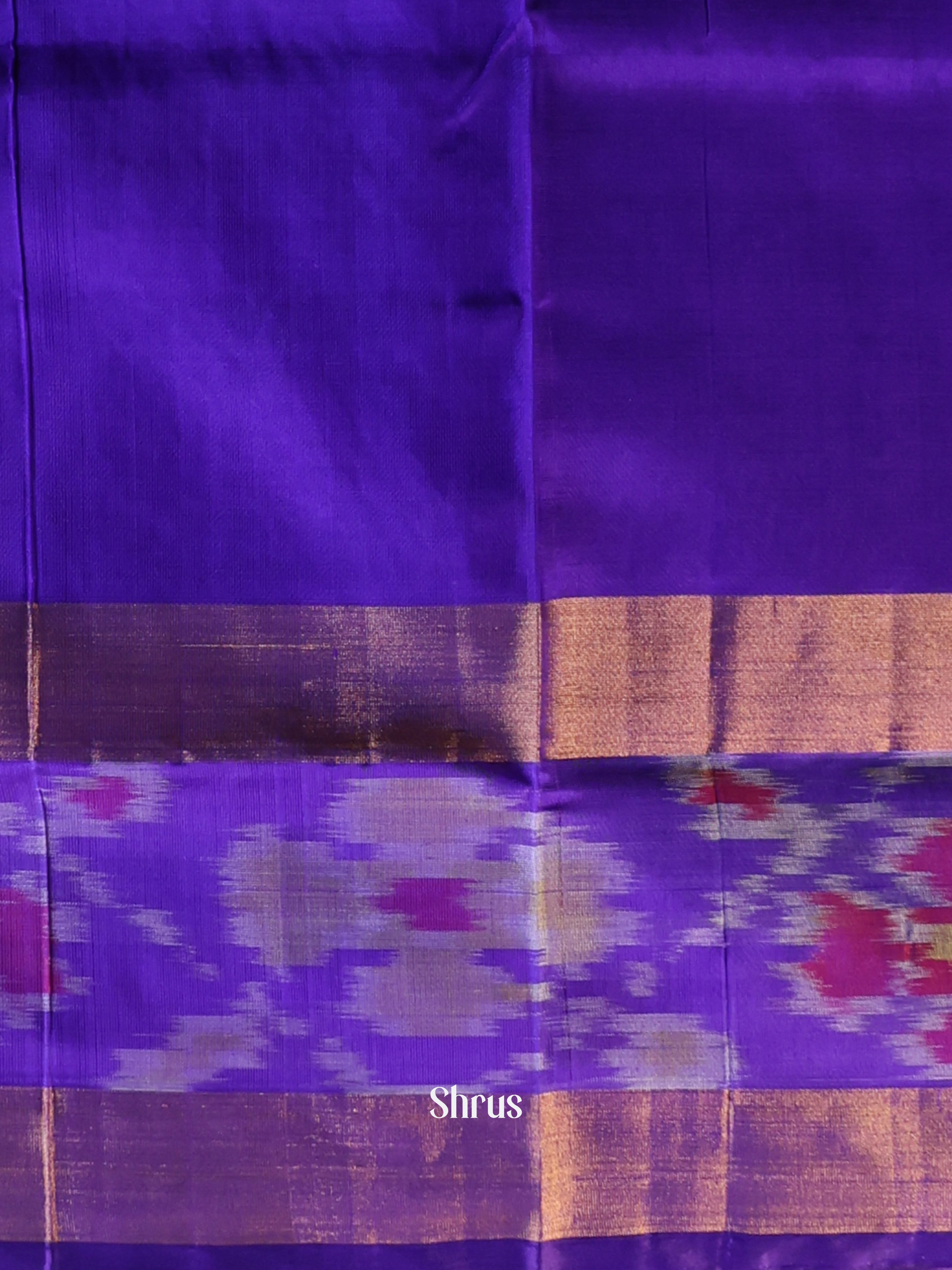 Red & Purple- Uppada silk Saree - Shop on Shrus.com
