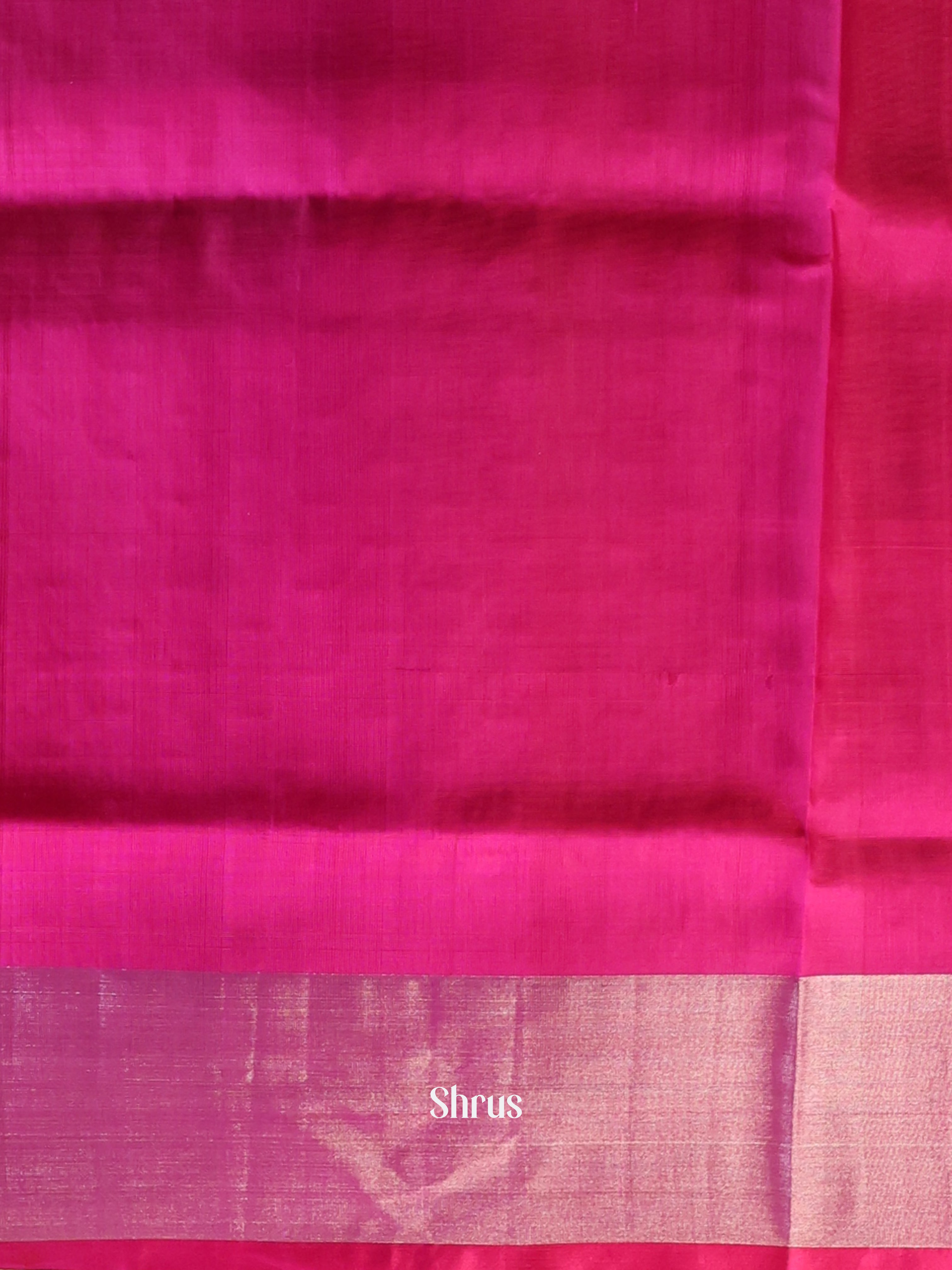 Pink- Uppada silk Saree - Shop on Shrus.com