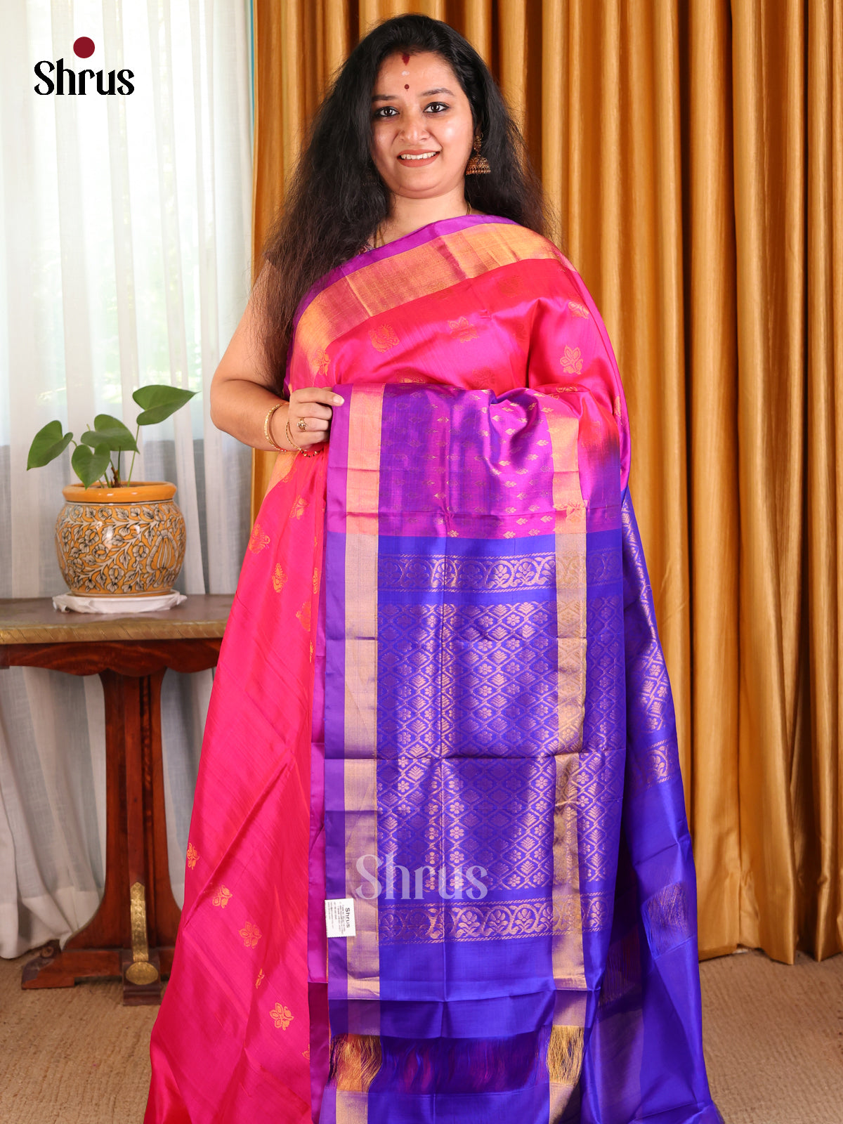CJS05112 - Uppada silk Saree - Shop on Shrus.com
