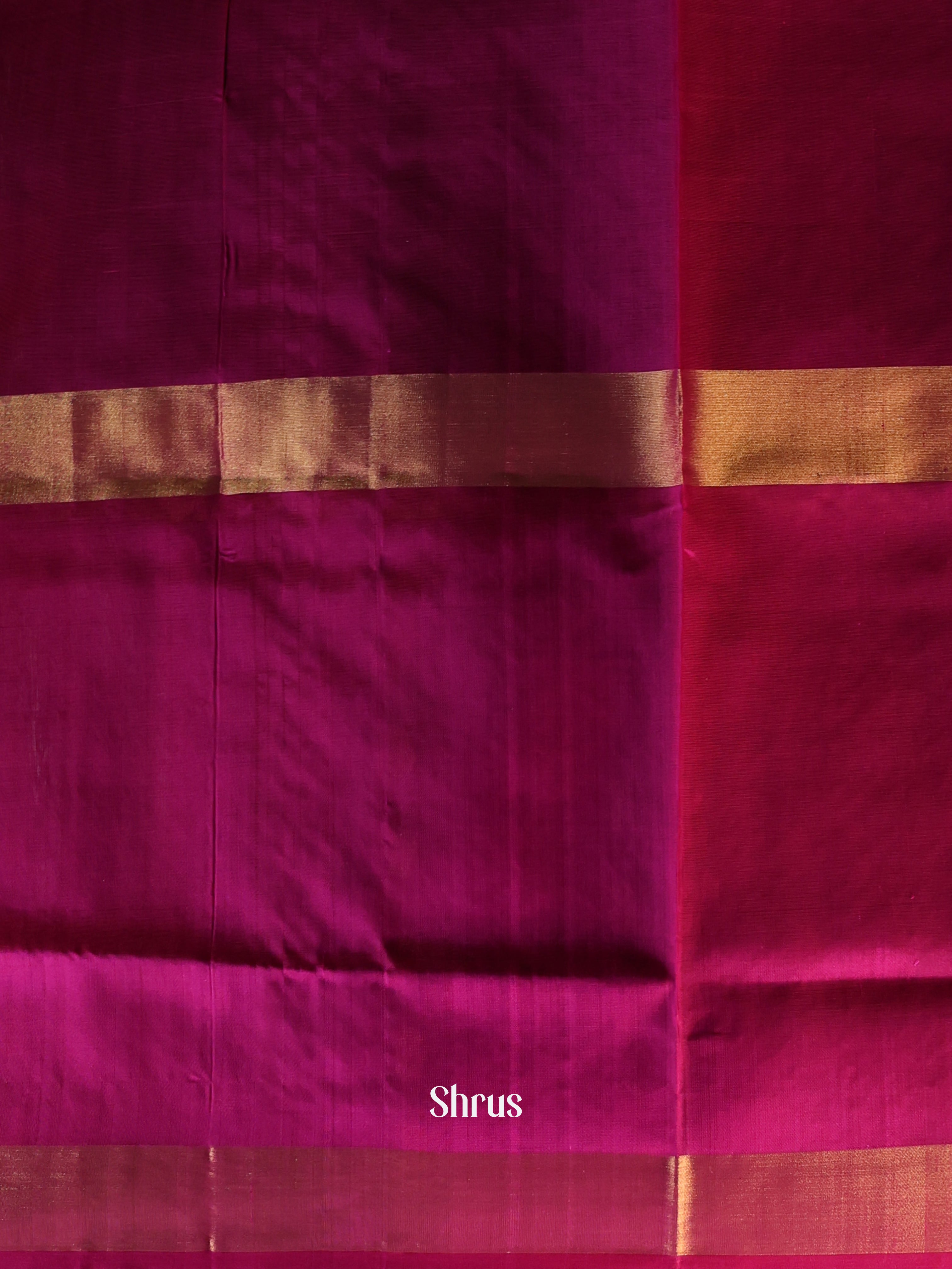 Green & Purple - Uppada silk Saree - Shop on Shrus.com