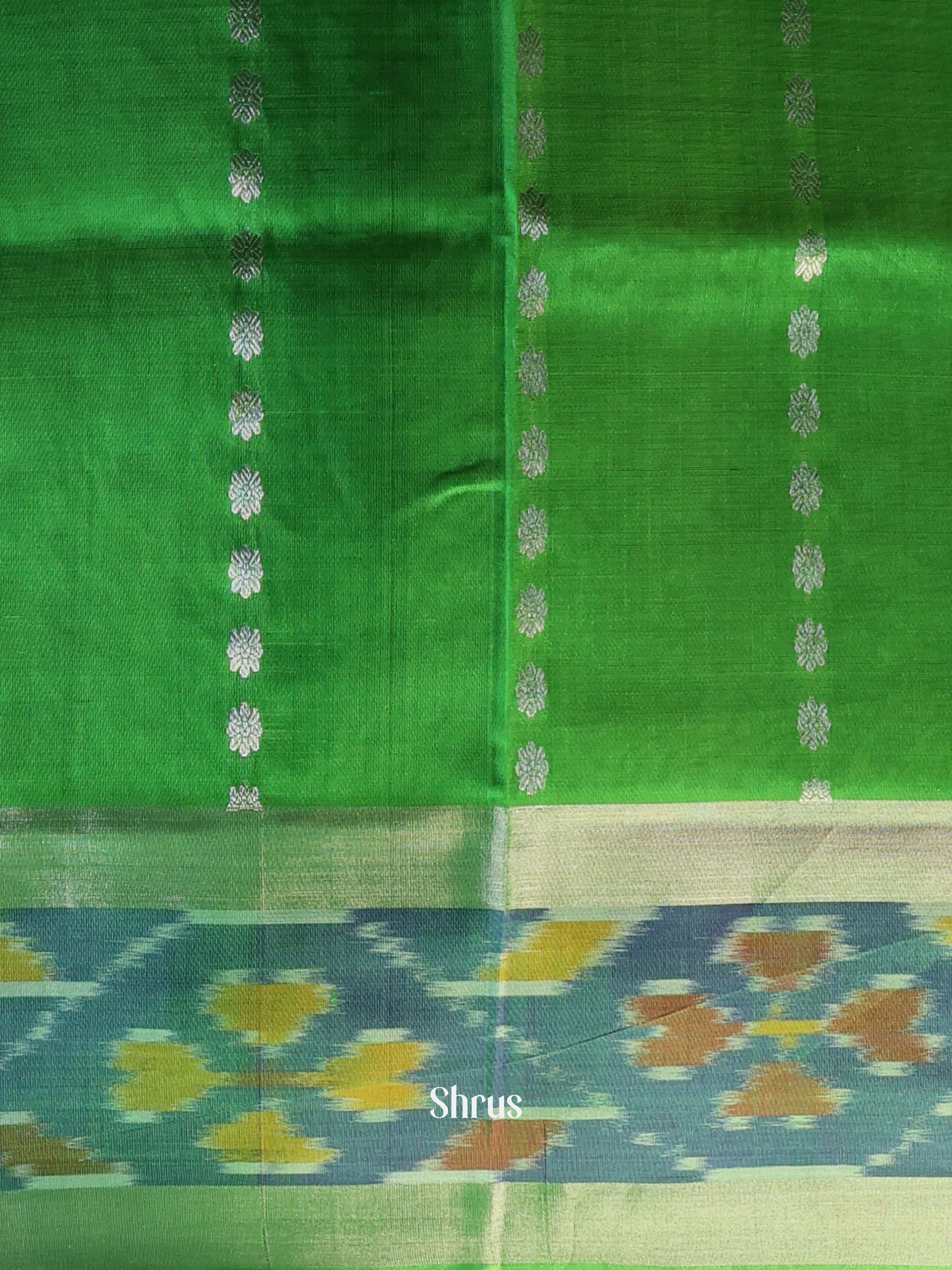 Violet & Green- Uppada silk Saree - Shop on Shrus.com