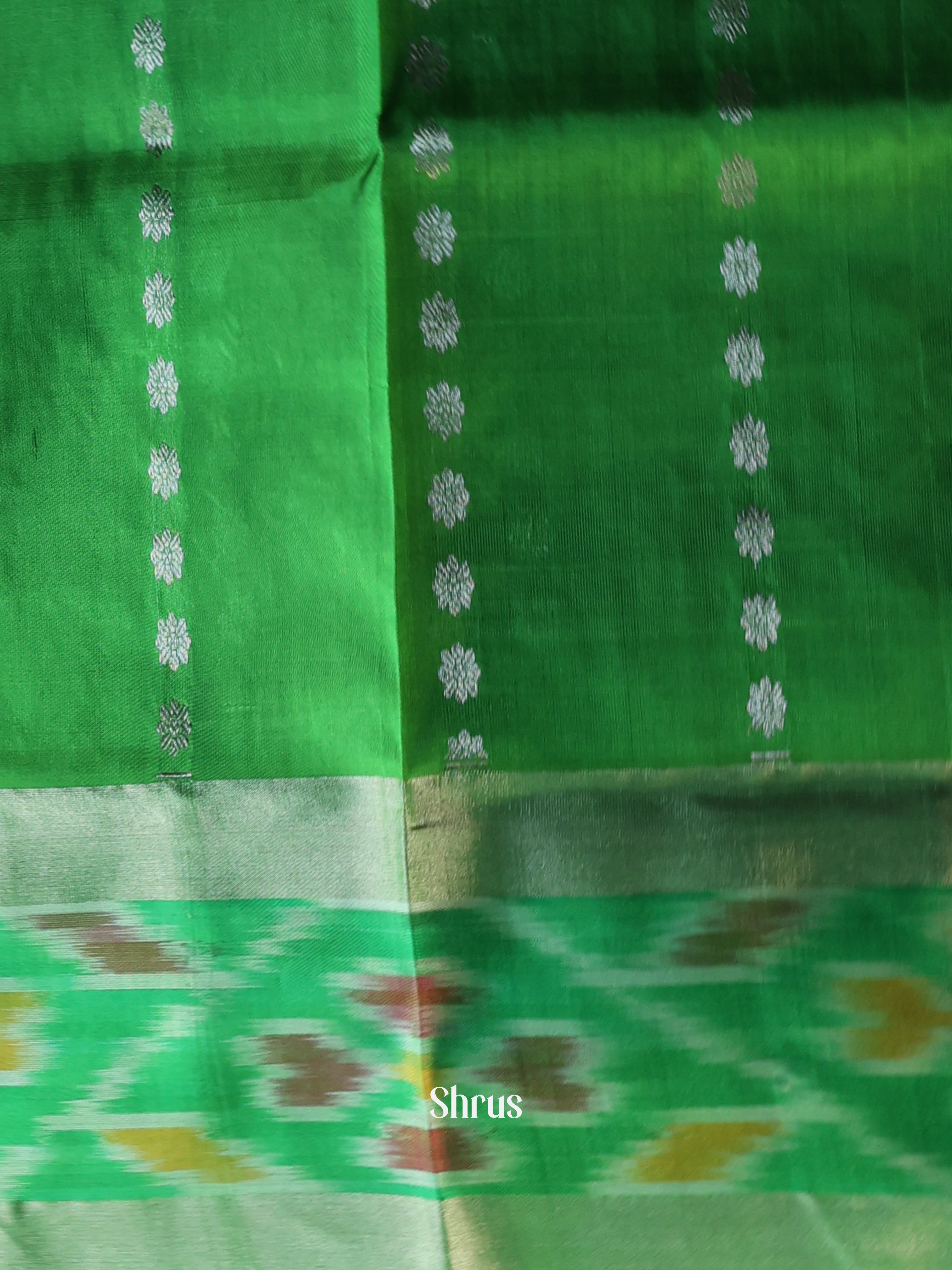 Violet & Green- Uppada silk Saree - Shop on Shrus.com