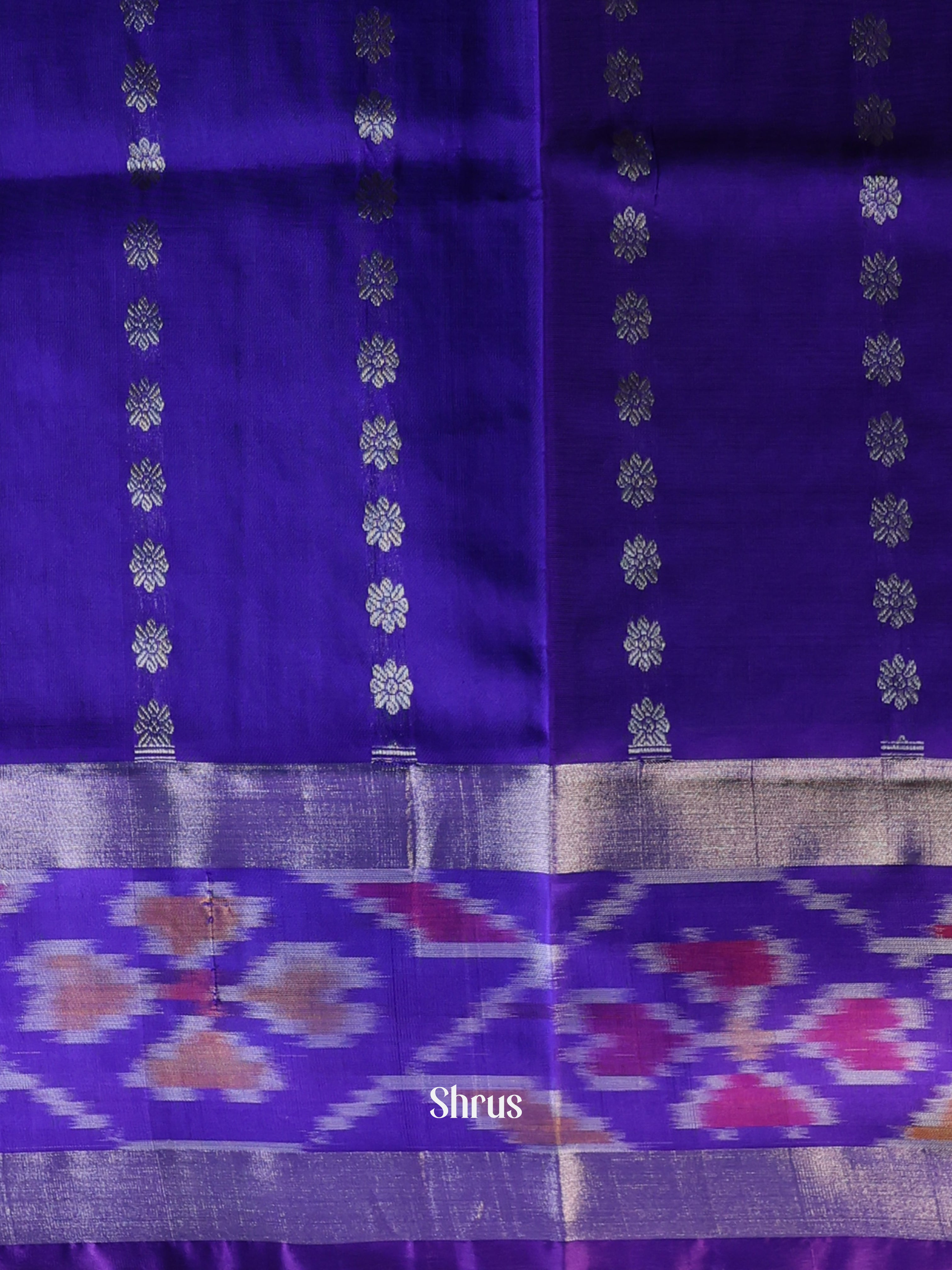 Green & Blue - Uppada silk Saree - Shop on Shrus.com