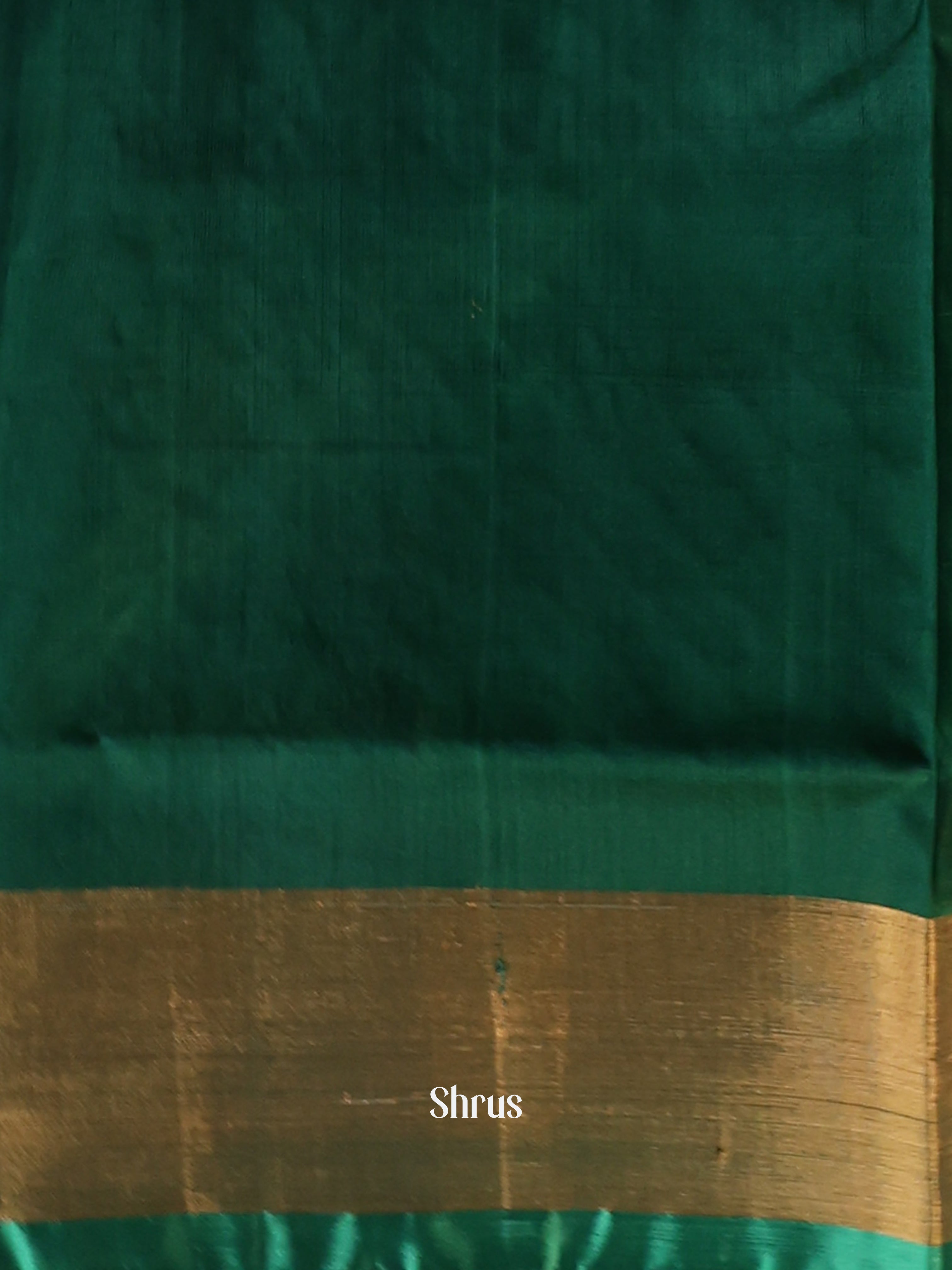 Grey & Green- Uppada silk Saree - Shop on Shrus.com
