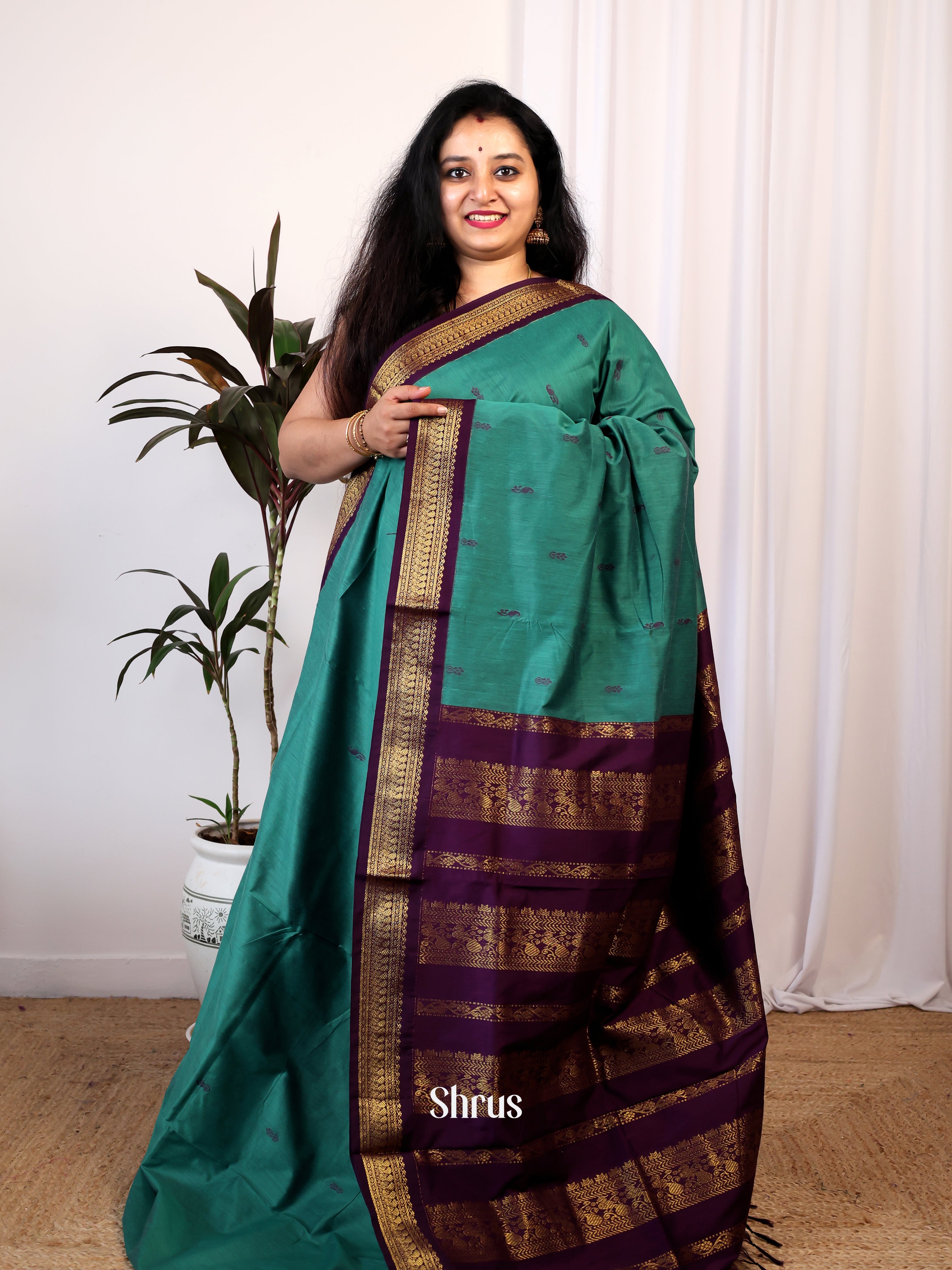 CJS05140 - Kalyani Cotton Saree - Shop on Shrus.com