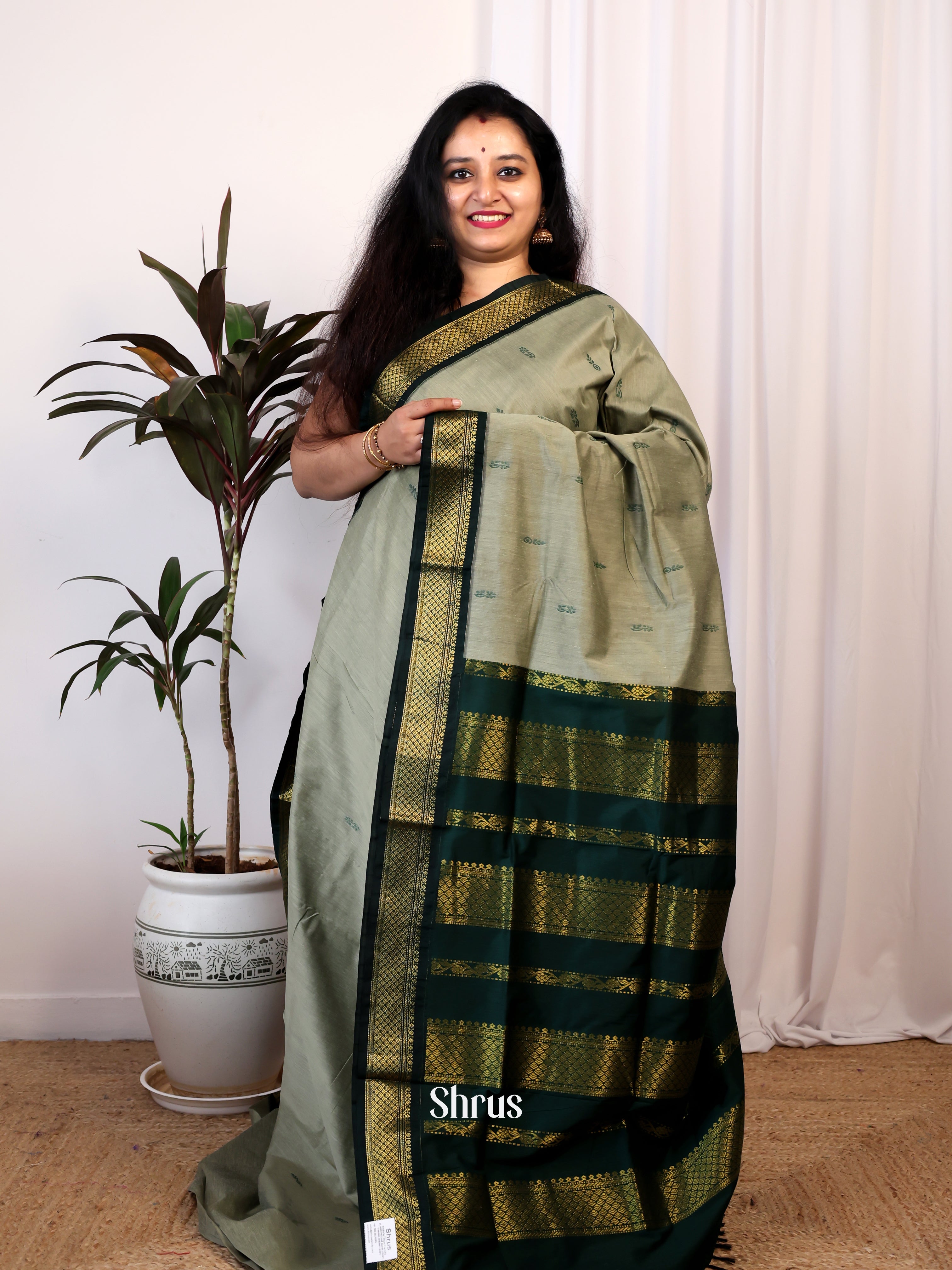CJS05141 - Kalyani Cotton Saree - Shop on Shrus.com