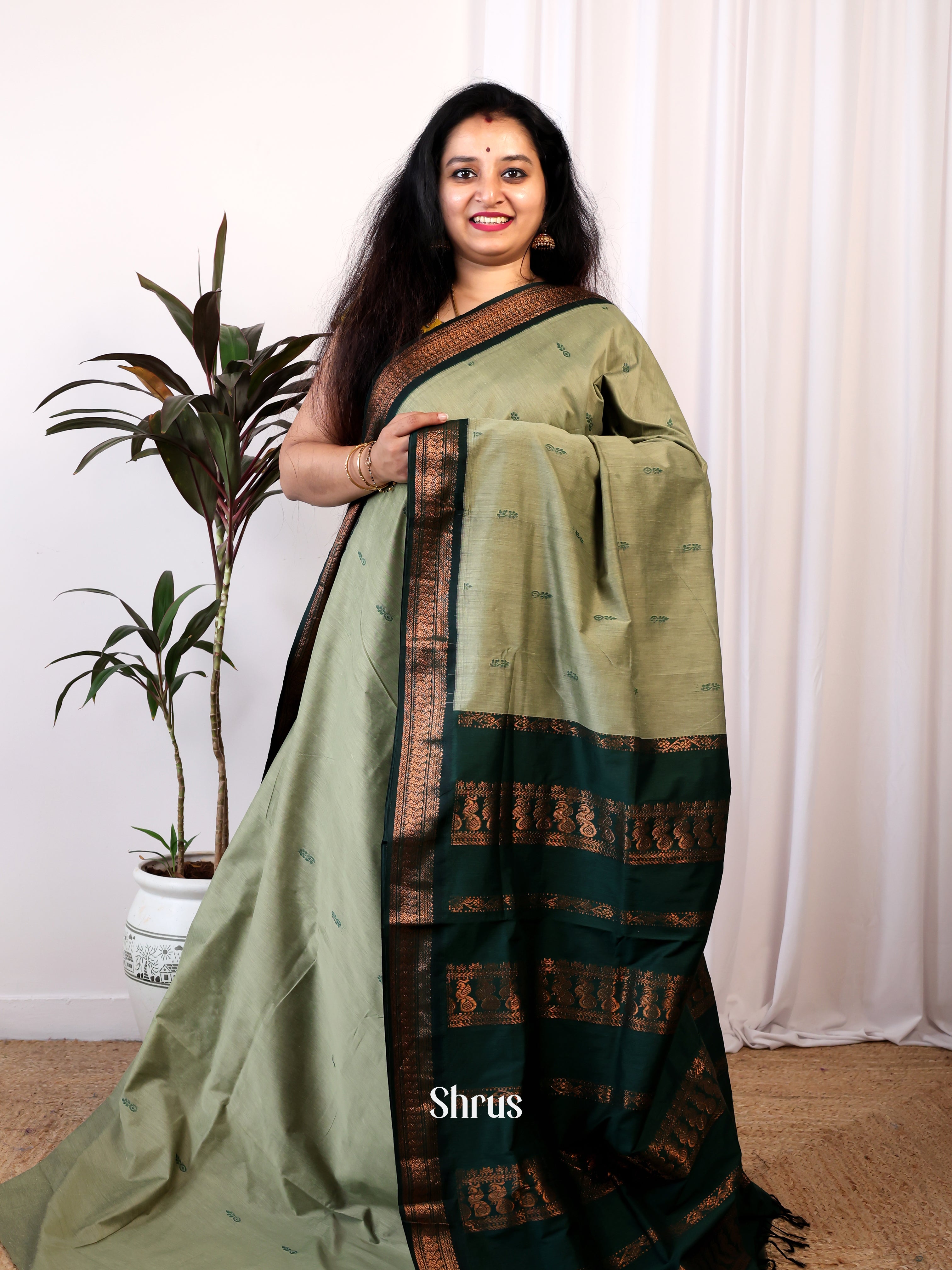CJS05144- Kalyani Cotton Saree - Shop on Shrus.com
