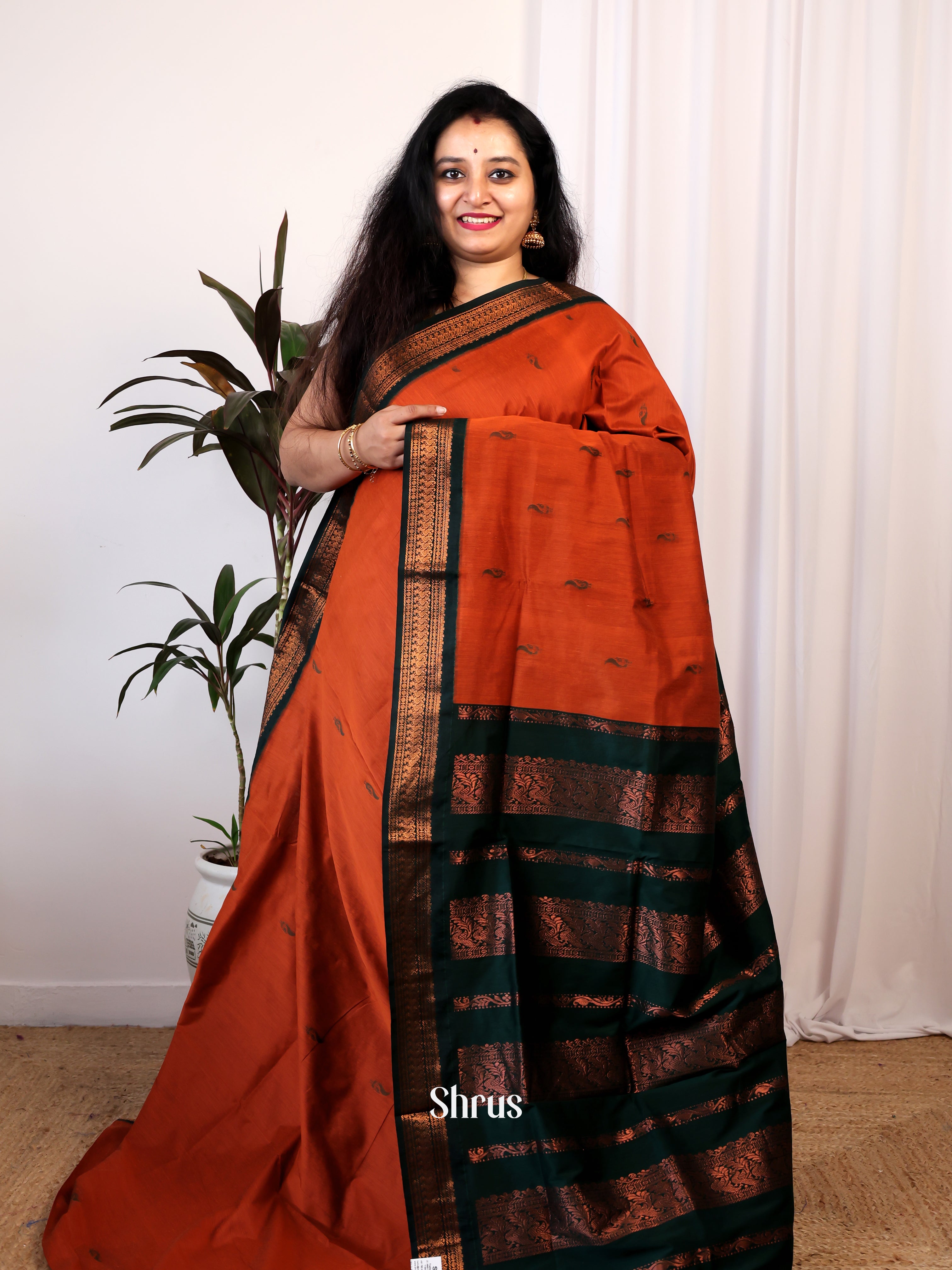 CJS05150 - Kalyani Cotton Saree - Shop on Shrus.com
