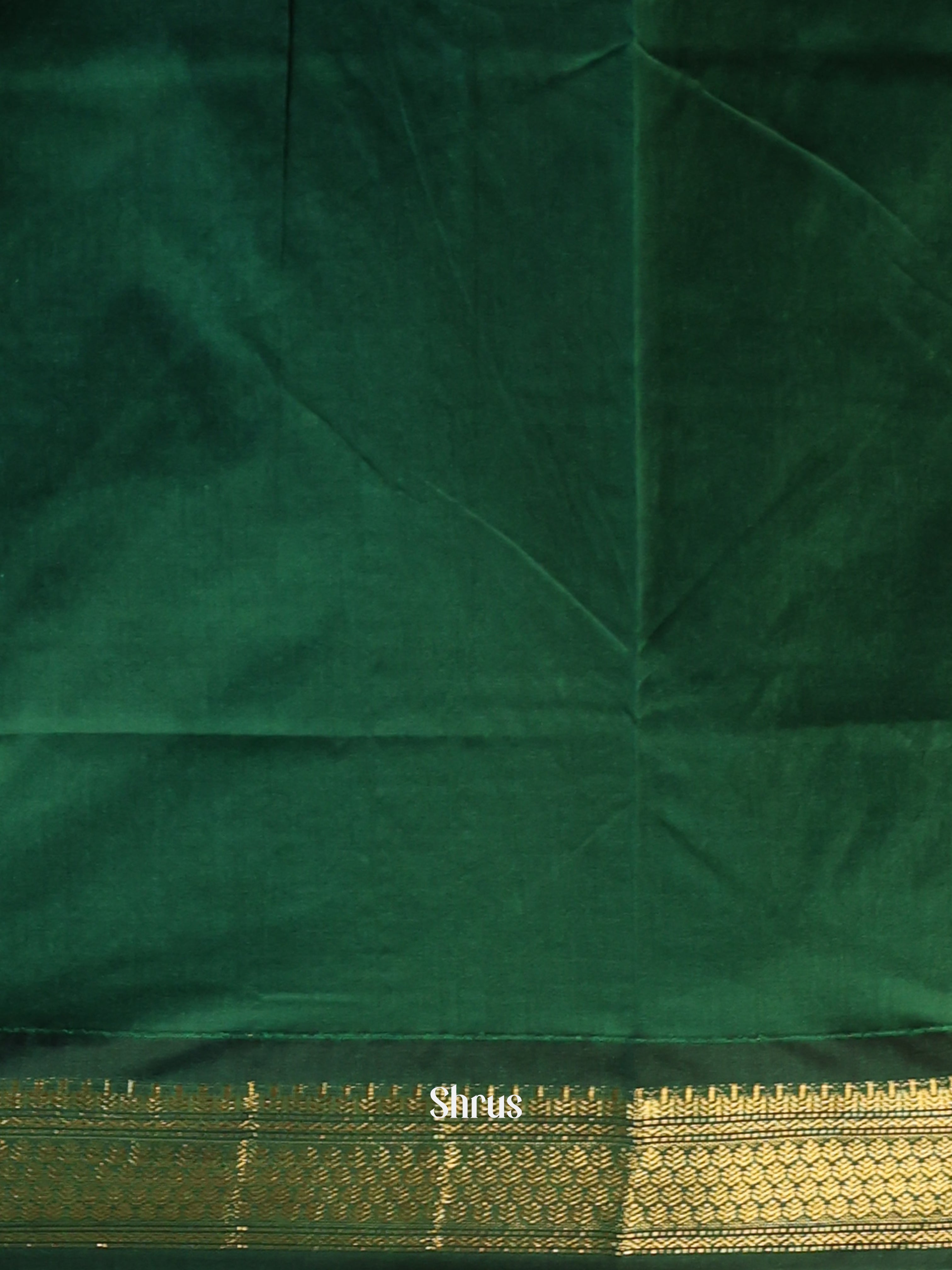 Maroon & Green - Kalyani Cotton Saree - Shop on Shrus.com
